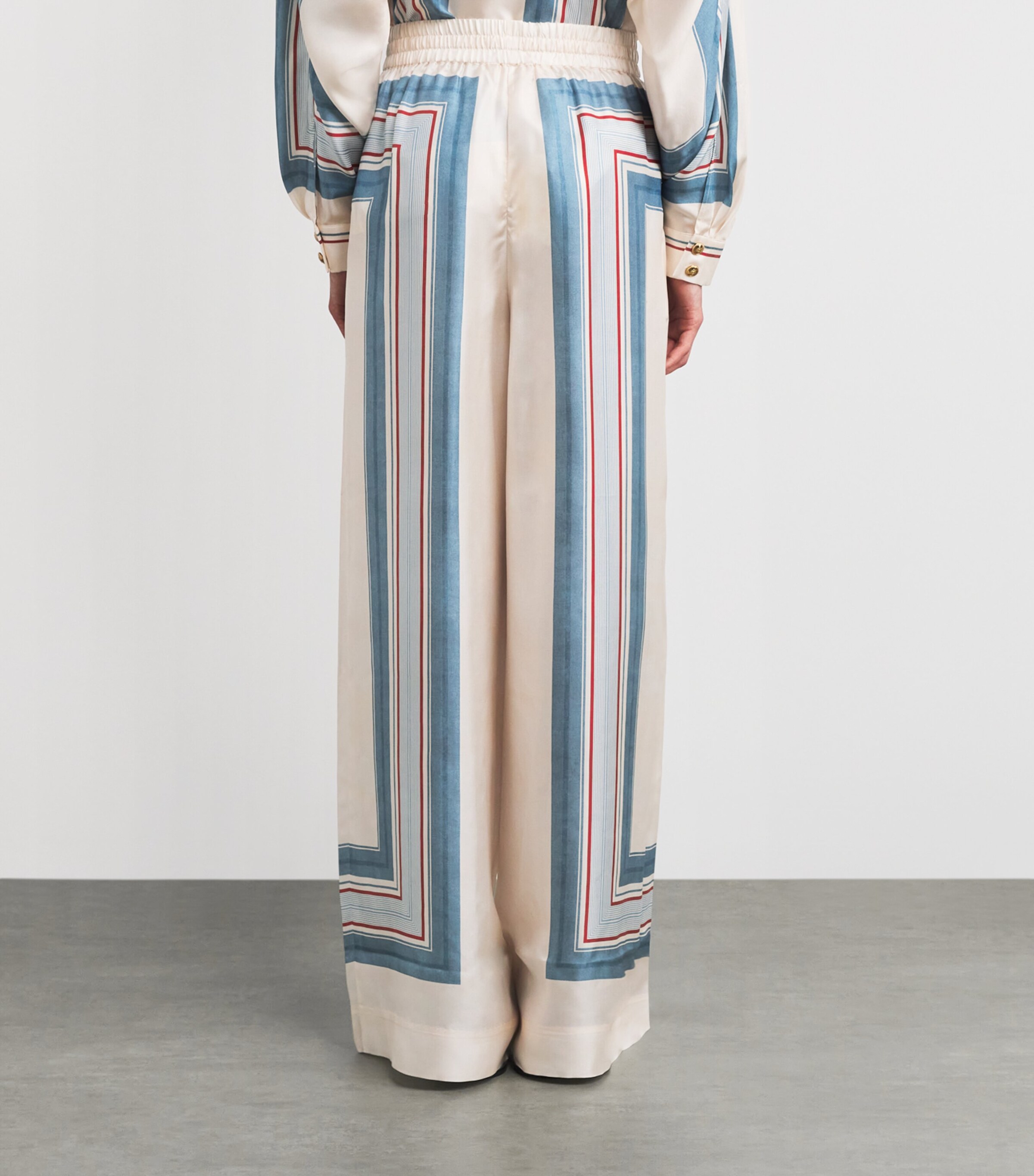 Silk Stripe Track Trousers TIKSTR TICKNG STRIPE Image 4