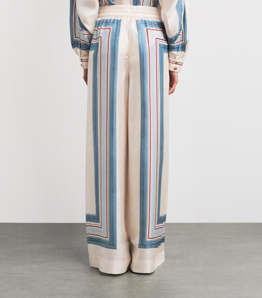 Silk Stripe Track Trousers TIKSTR TICKNG STRIPE Image 4