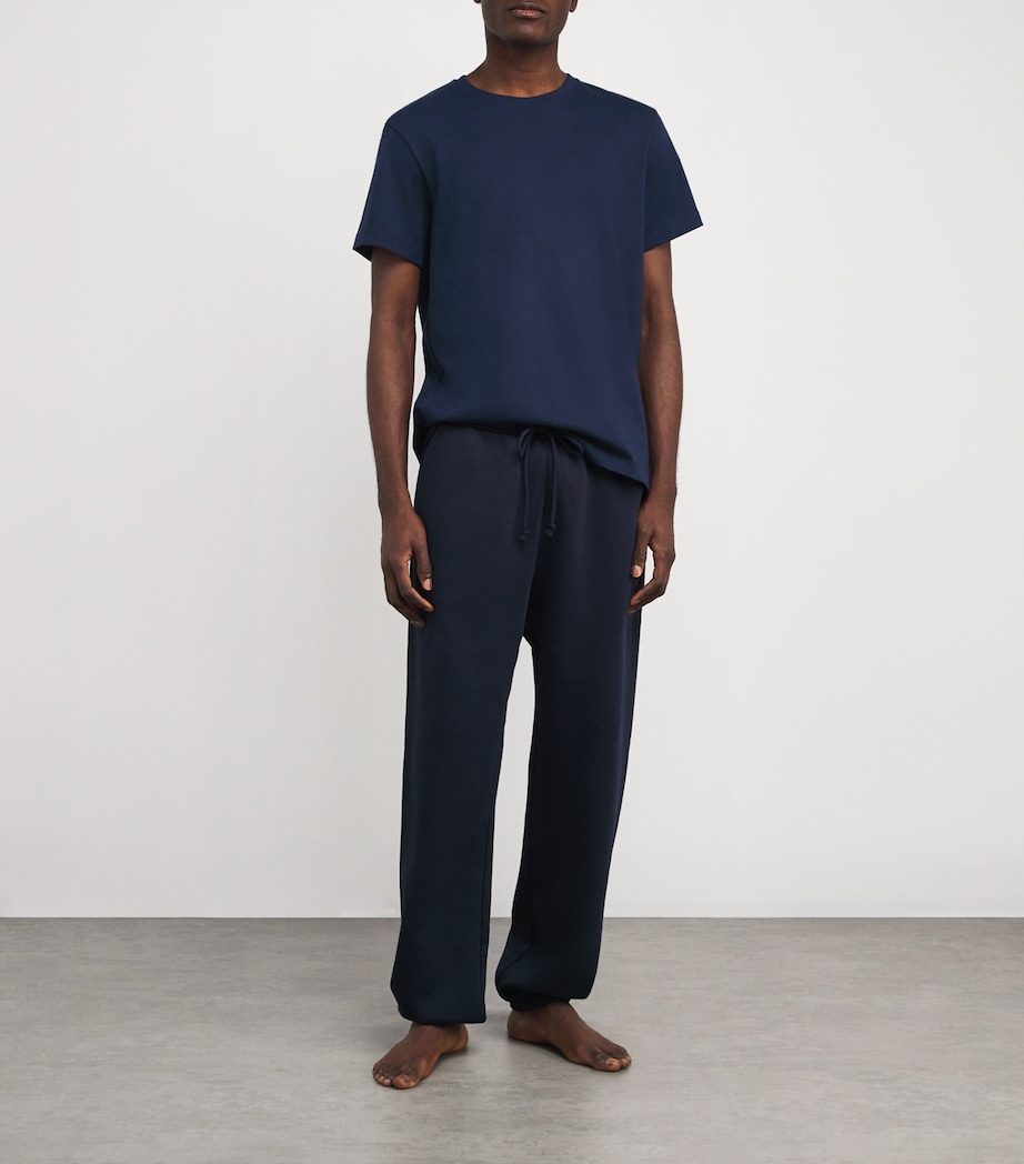 Cotton T-Shirt NAVY Image 2