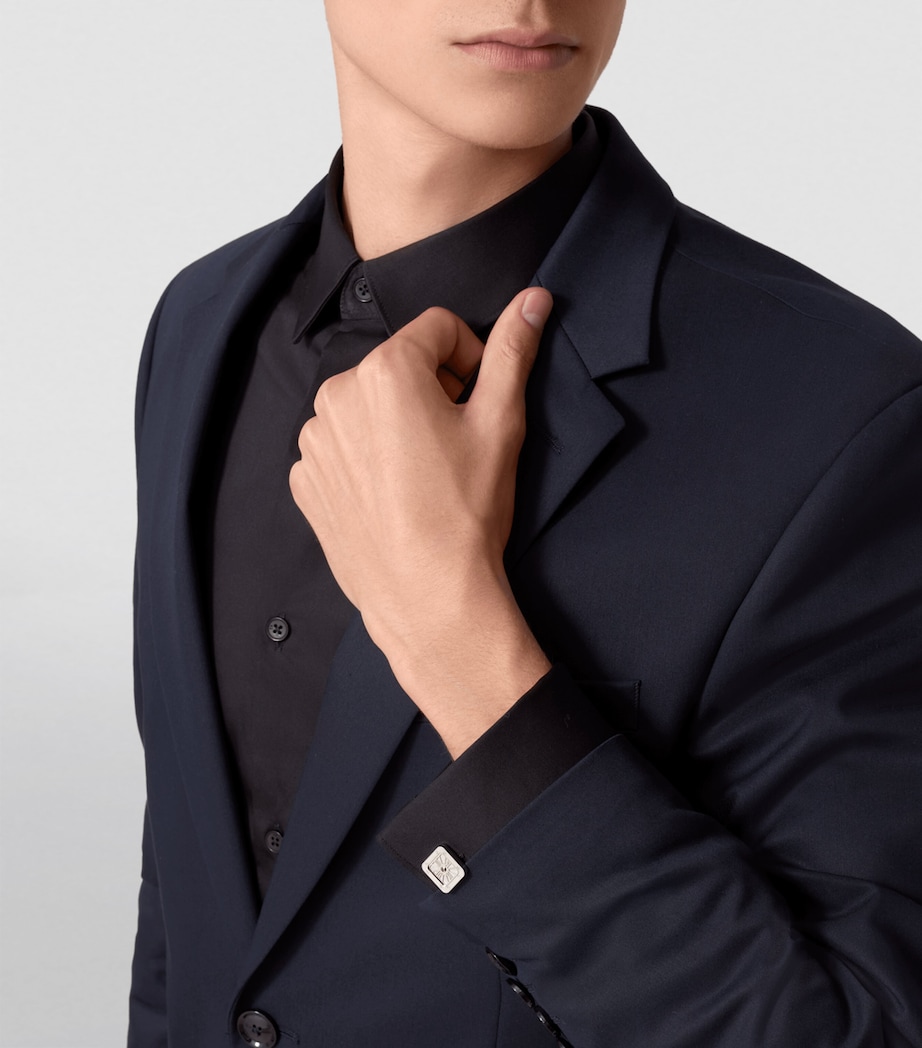 Sterling Silver Santos de Cartier Cufflinks METAL Image 3