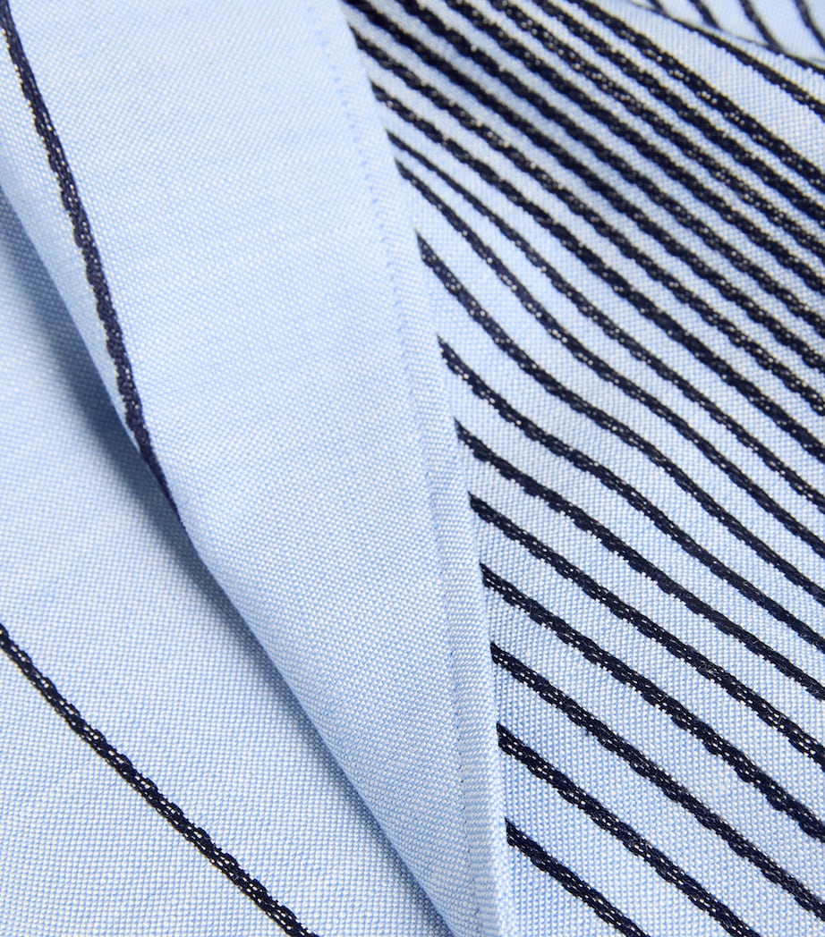 Embroidered Stripe Berlier Blazer OXFORD BLUE/COBALT Image 5