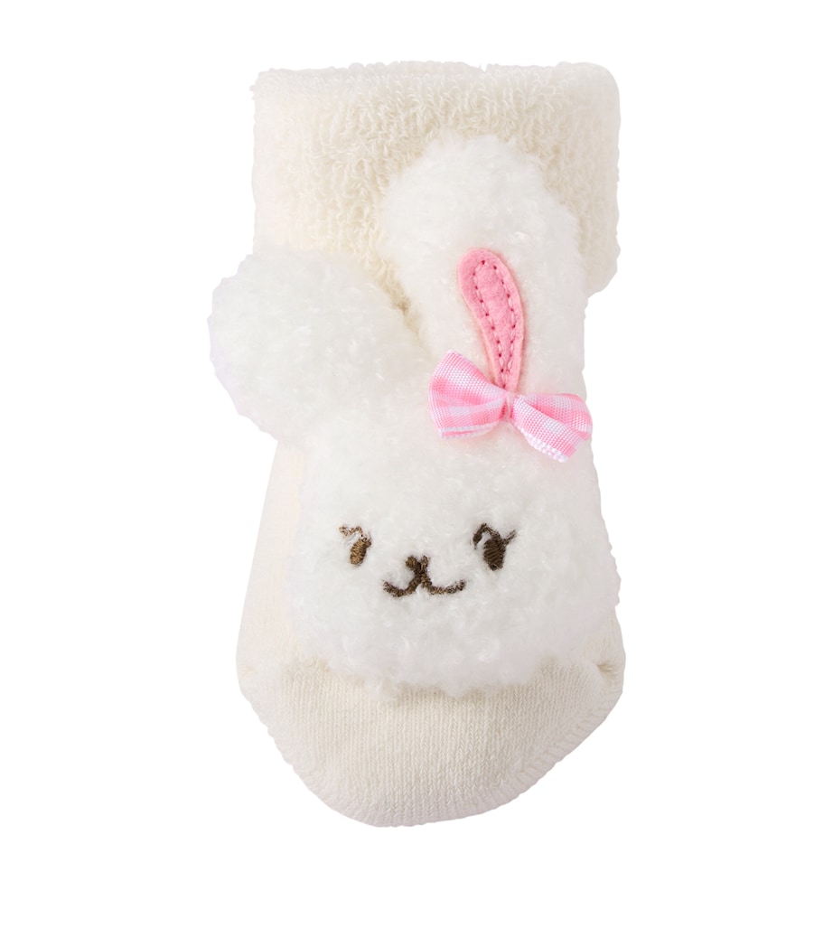 Miki House Cotton-Blend Bunny Socks Image 1
