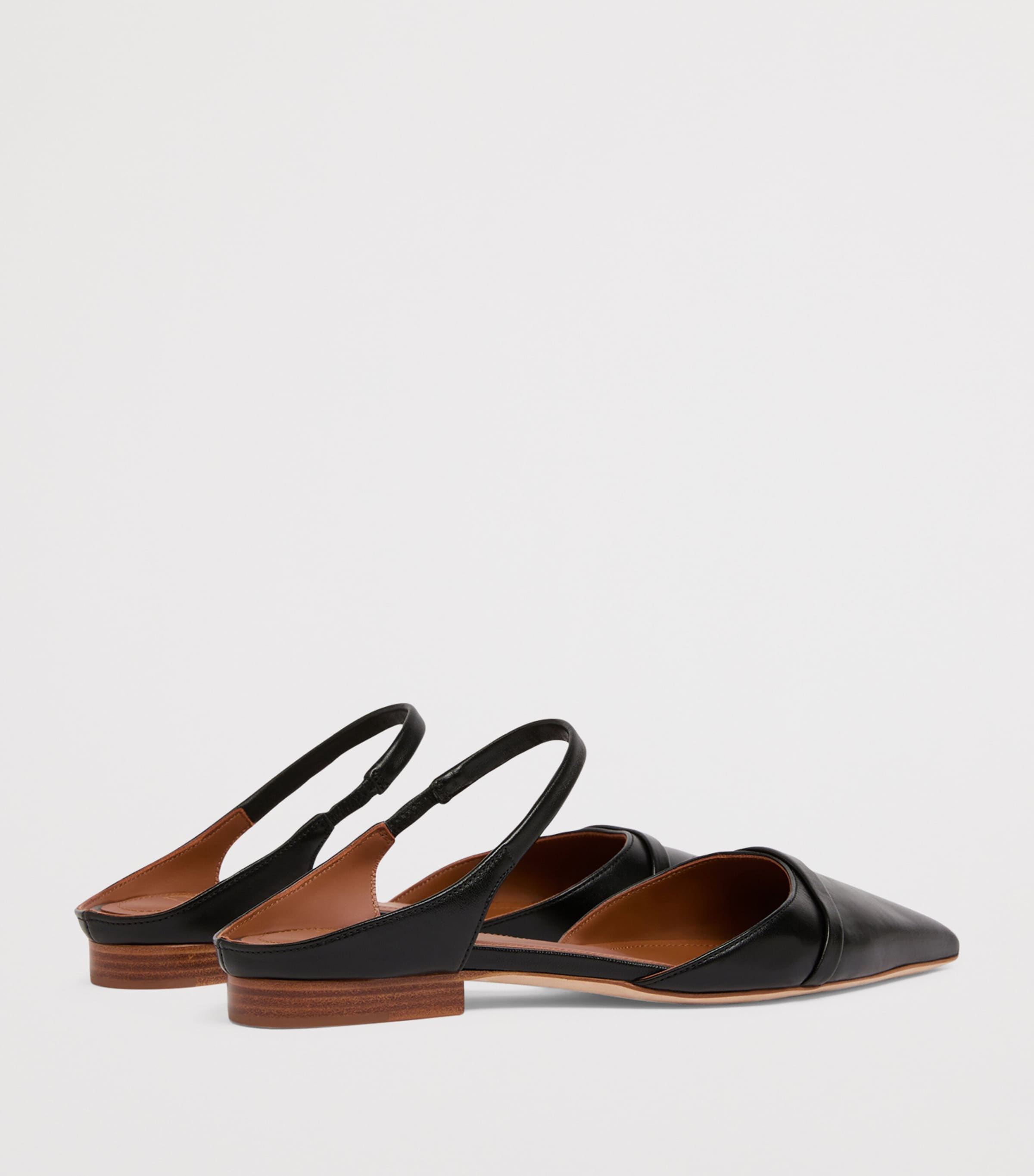 Nappa Leather Uma Mules BLACK Image 3