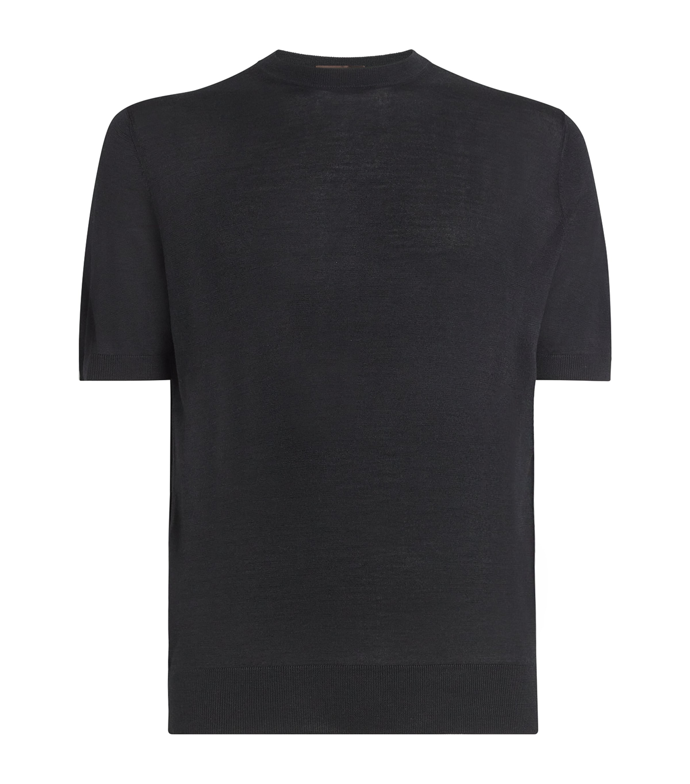 Colombo Cashmere-silk T-shirt In Black
