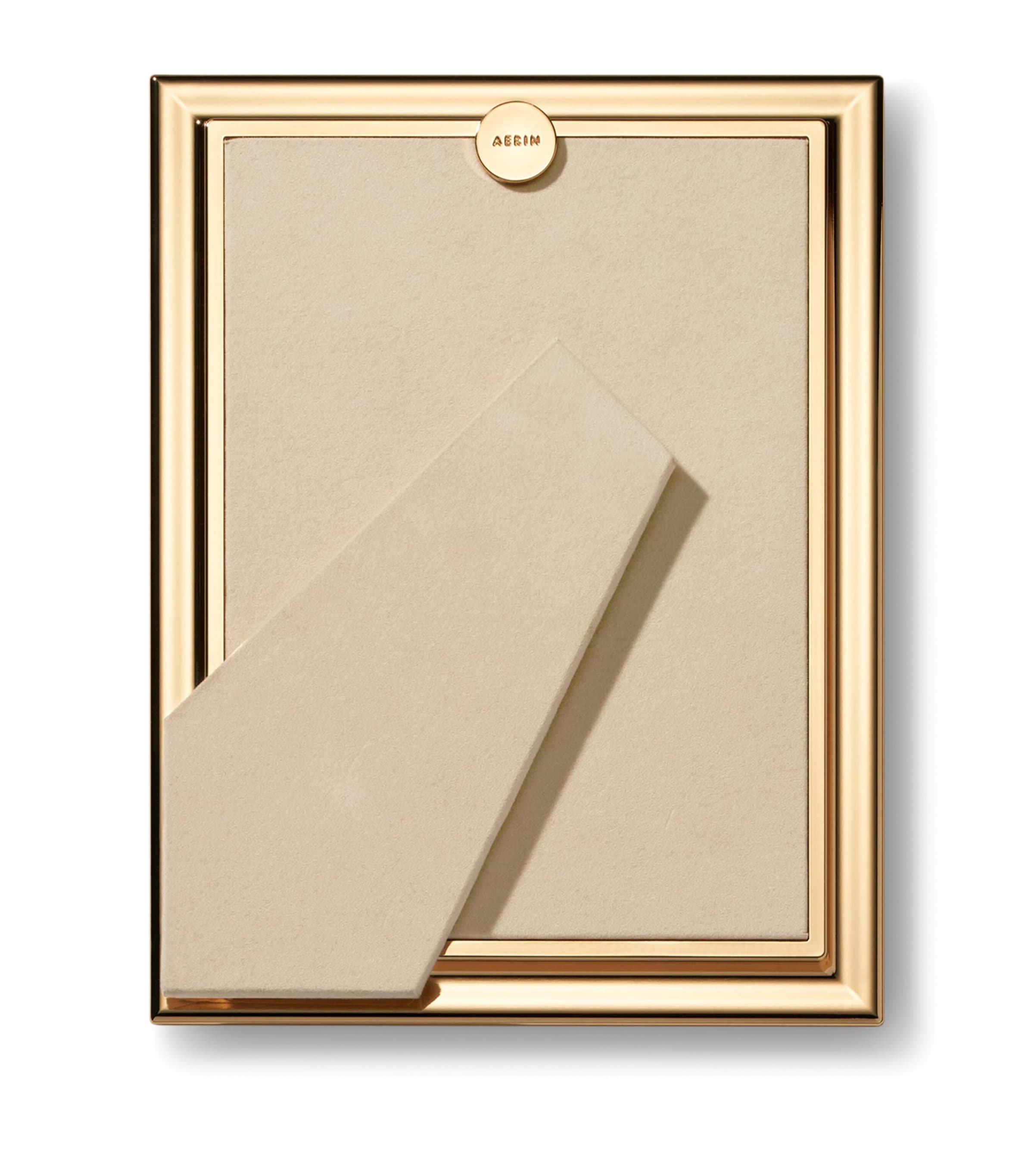 Aerin Gold-Plated Alessio Photo Frame (5" x 7") Gold Image 3