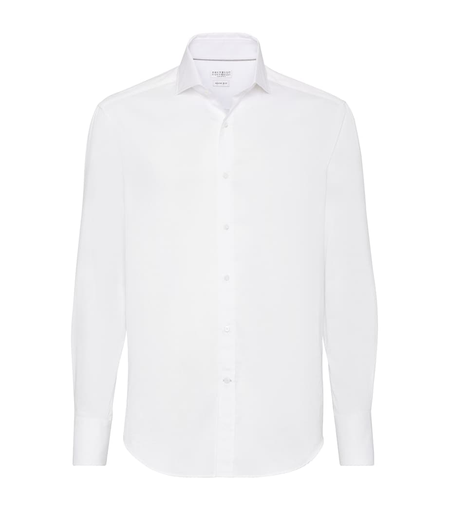 Cotton Twill Slim-Fit Shirt C159 Image 1
