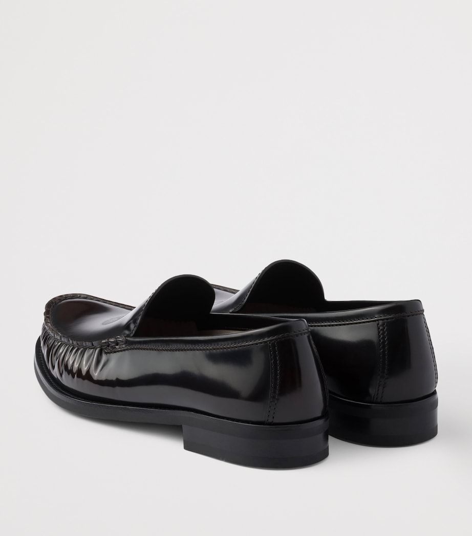 Patent Leather Logo Loafers F0038 Image 5