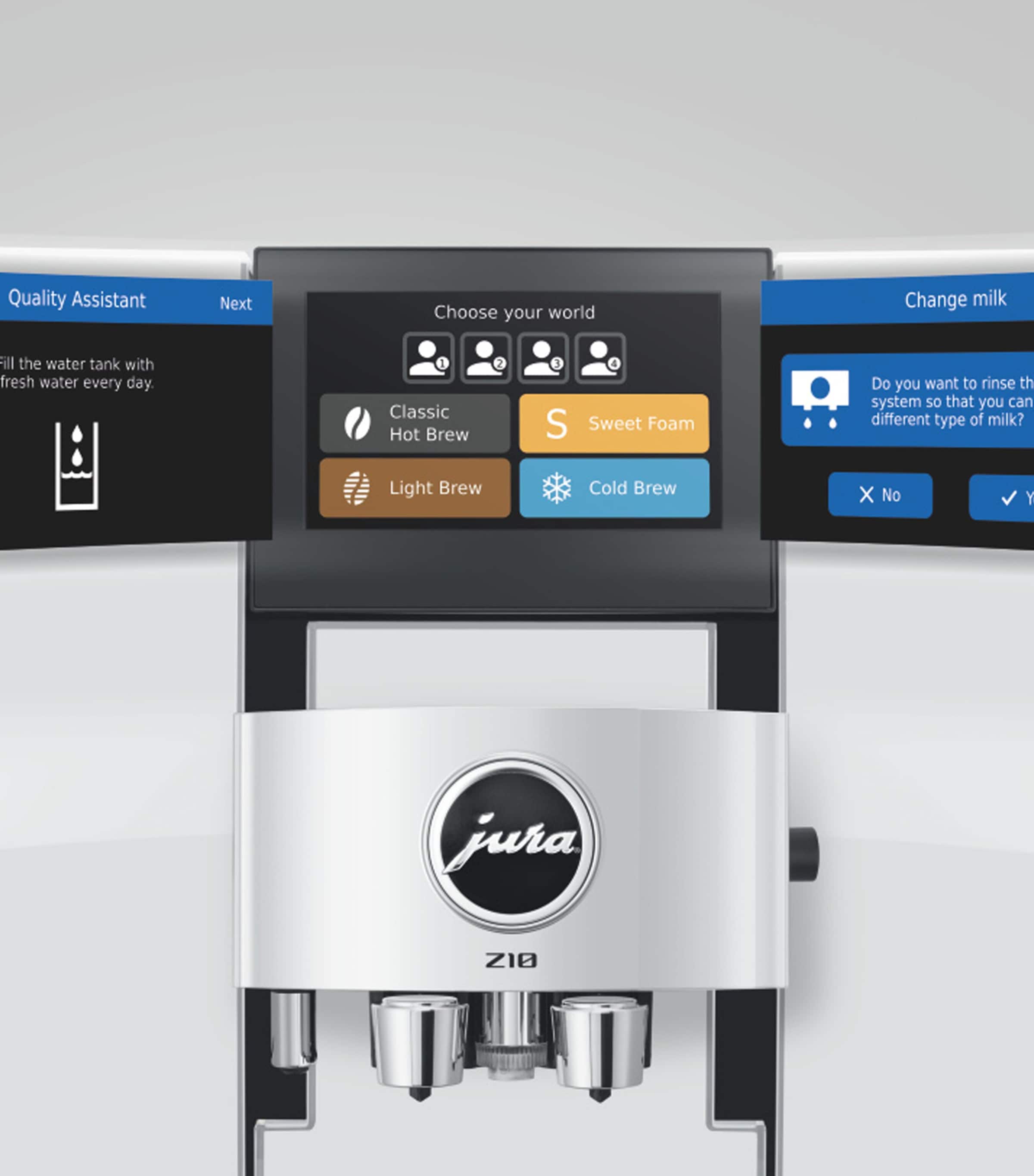 Jura Z10 Coffee Machine White Image 5