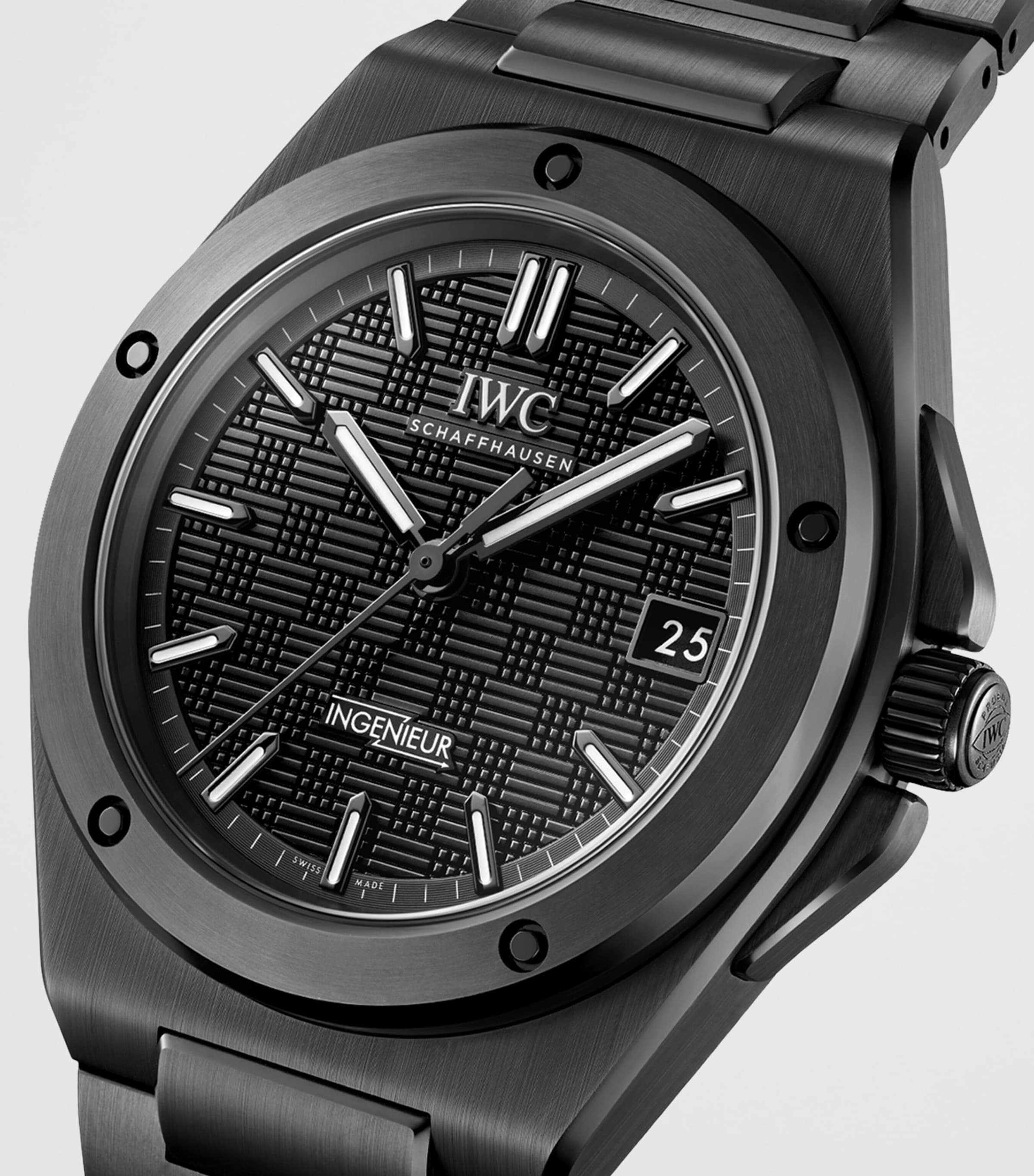 Ceramic Ingenieur Automatic Watch 42mm BLACK Image 2
