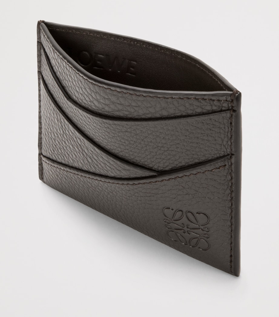 Leather Puzzle Card Holder DARK GREY Image 3