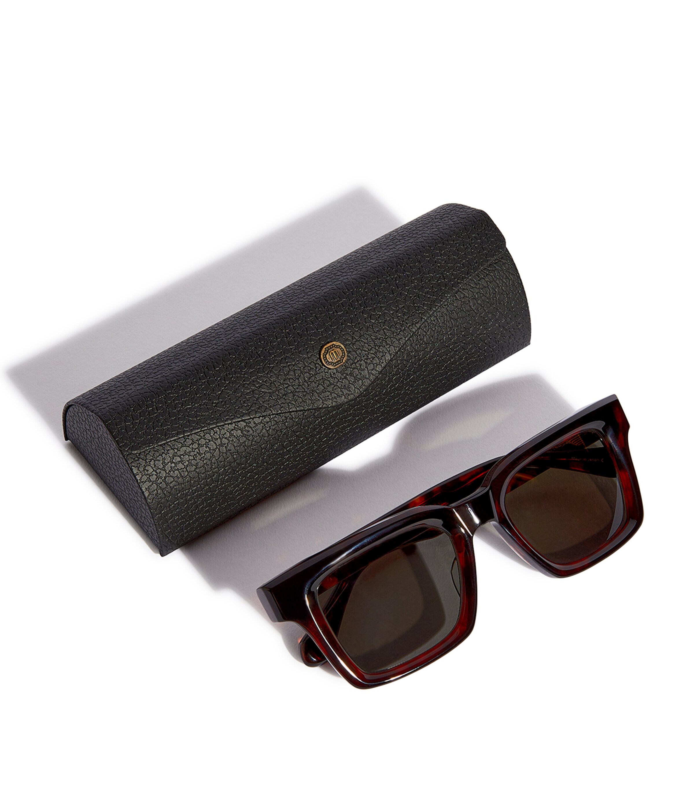 Square M1033 Sunglasses DARK BROWN DEMI Image 3