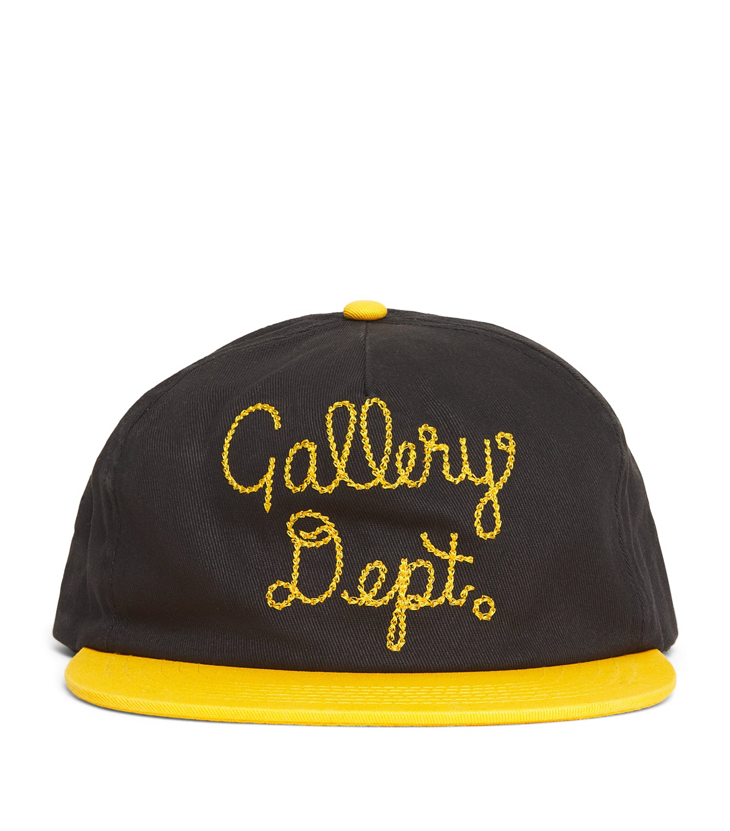 Shop Gallery Dept. Embroidered-logo Baseball Cap In Black