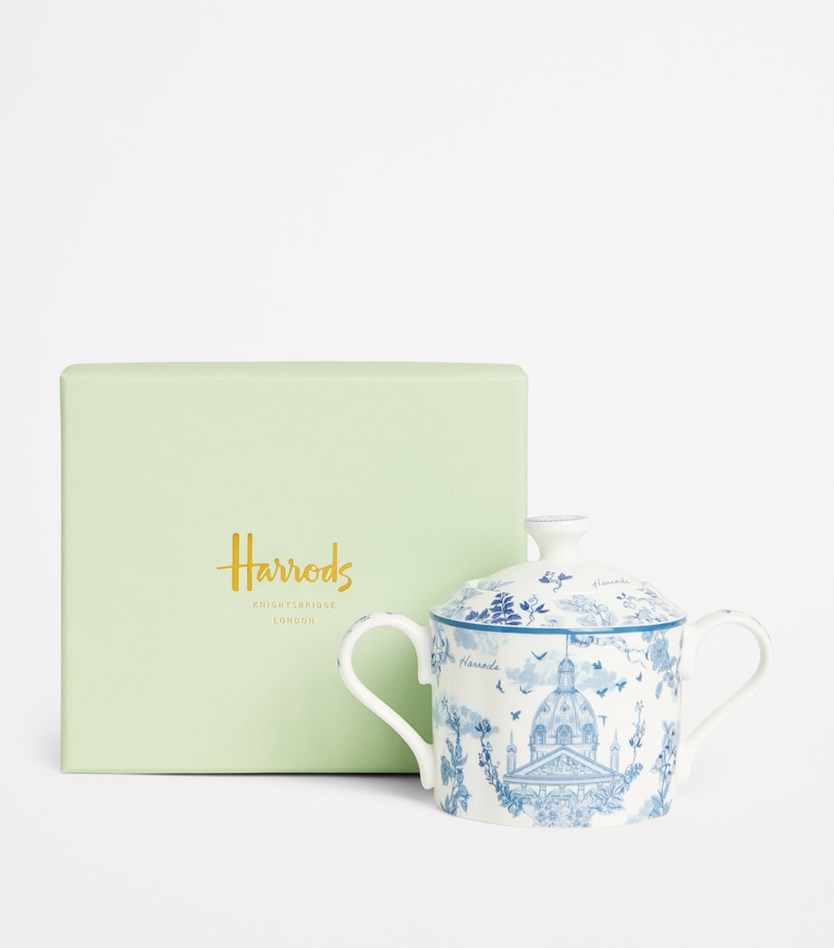 Bone China Sugar Bowl (15cm) BLUE Image 2