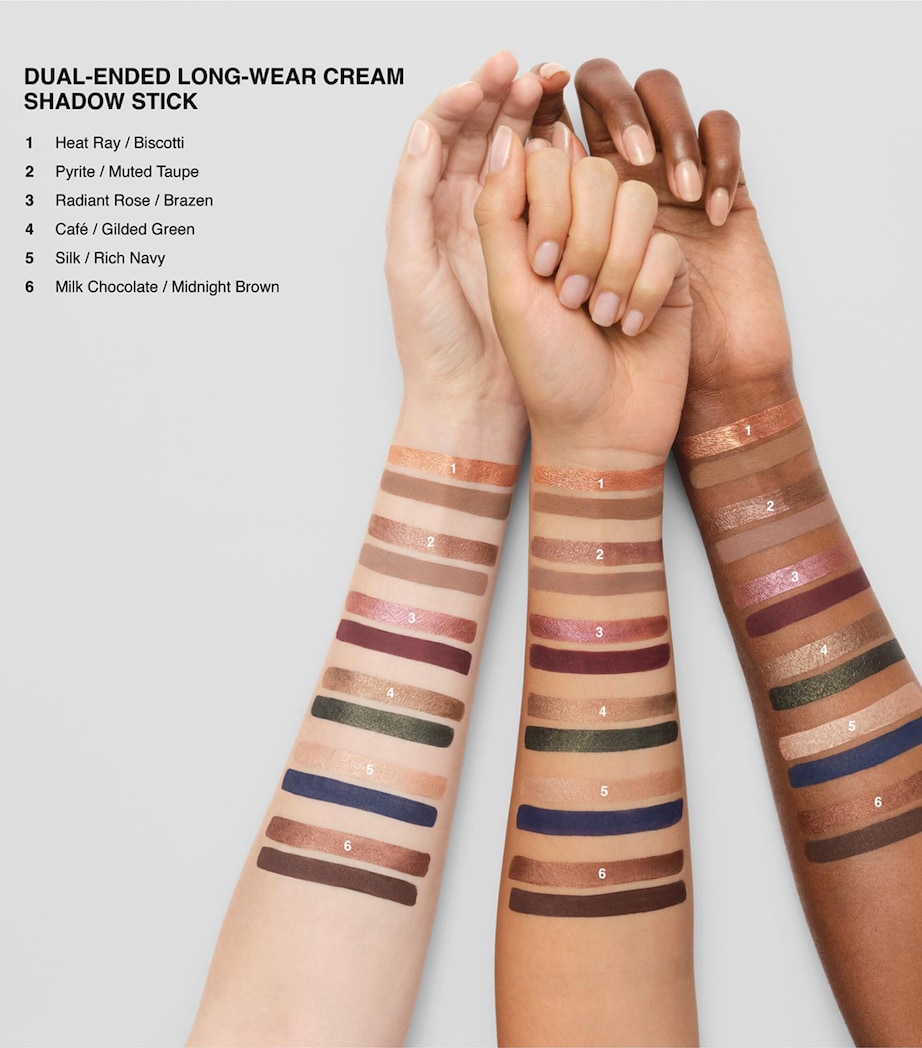 Dual-Ended Long-Wear Cream Shadow Stick HEAT RAY BISCOTTI Image 4