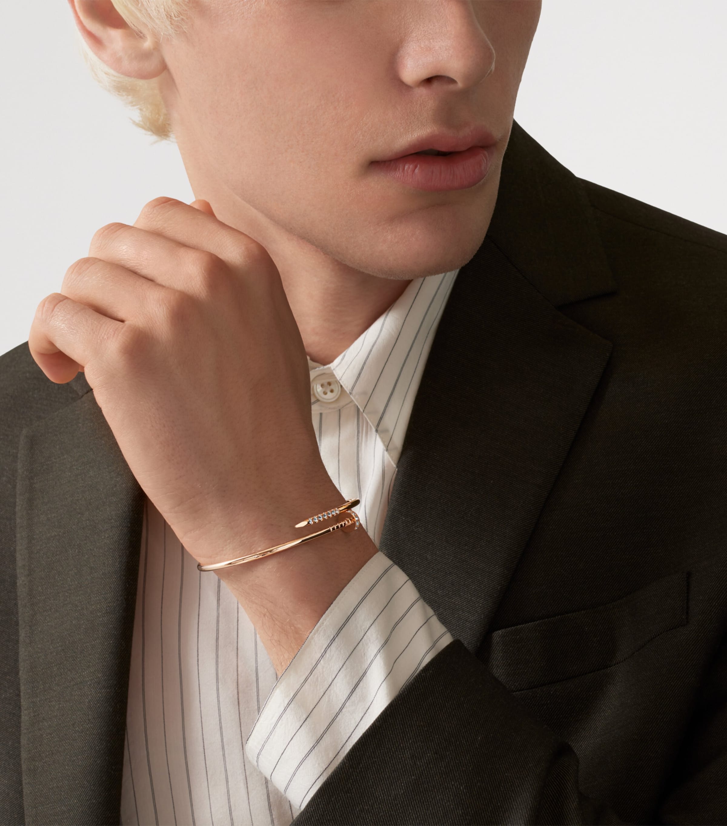 Small Yellow Gold and Diamond Juste Un Clou Bracelet YELLOW GOLD Image 2