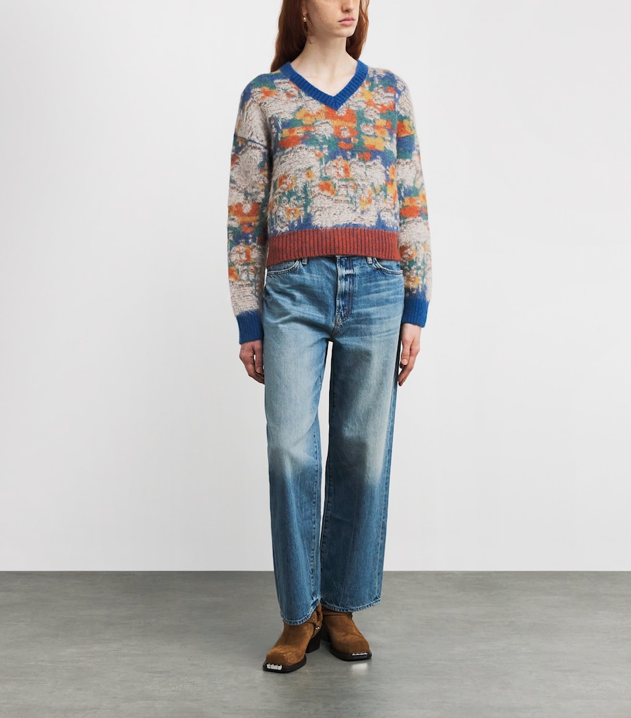 The Crop Varsity Sweater FIXER UPPER FXU Image 2