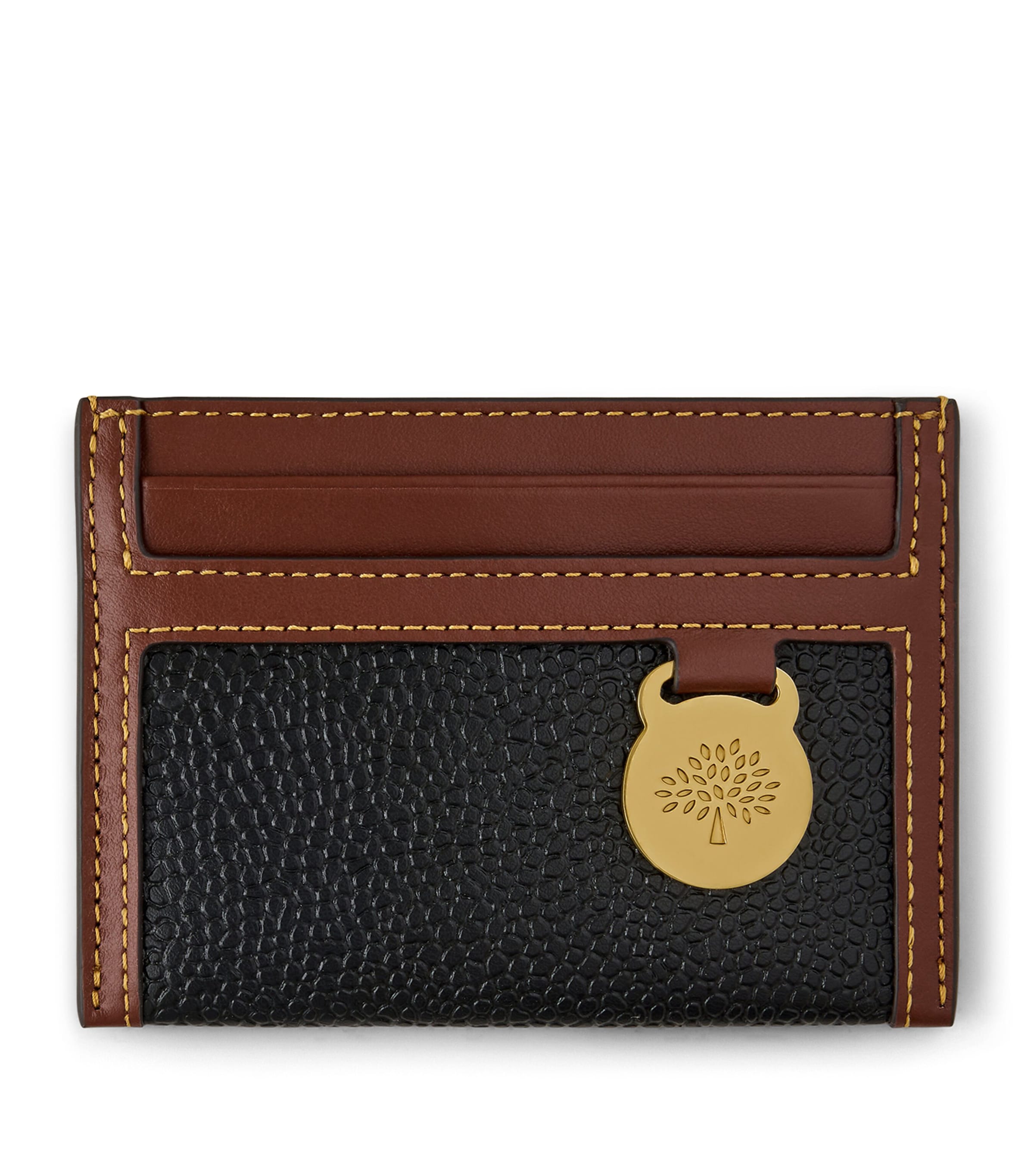 Continental Card Holder BLACK-COGNAC Image 1