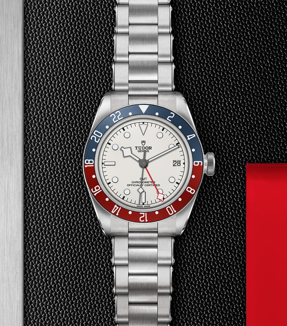 Stainless Steel Black Bay Automatic Watch 41mm WHITE Image 3