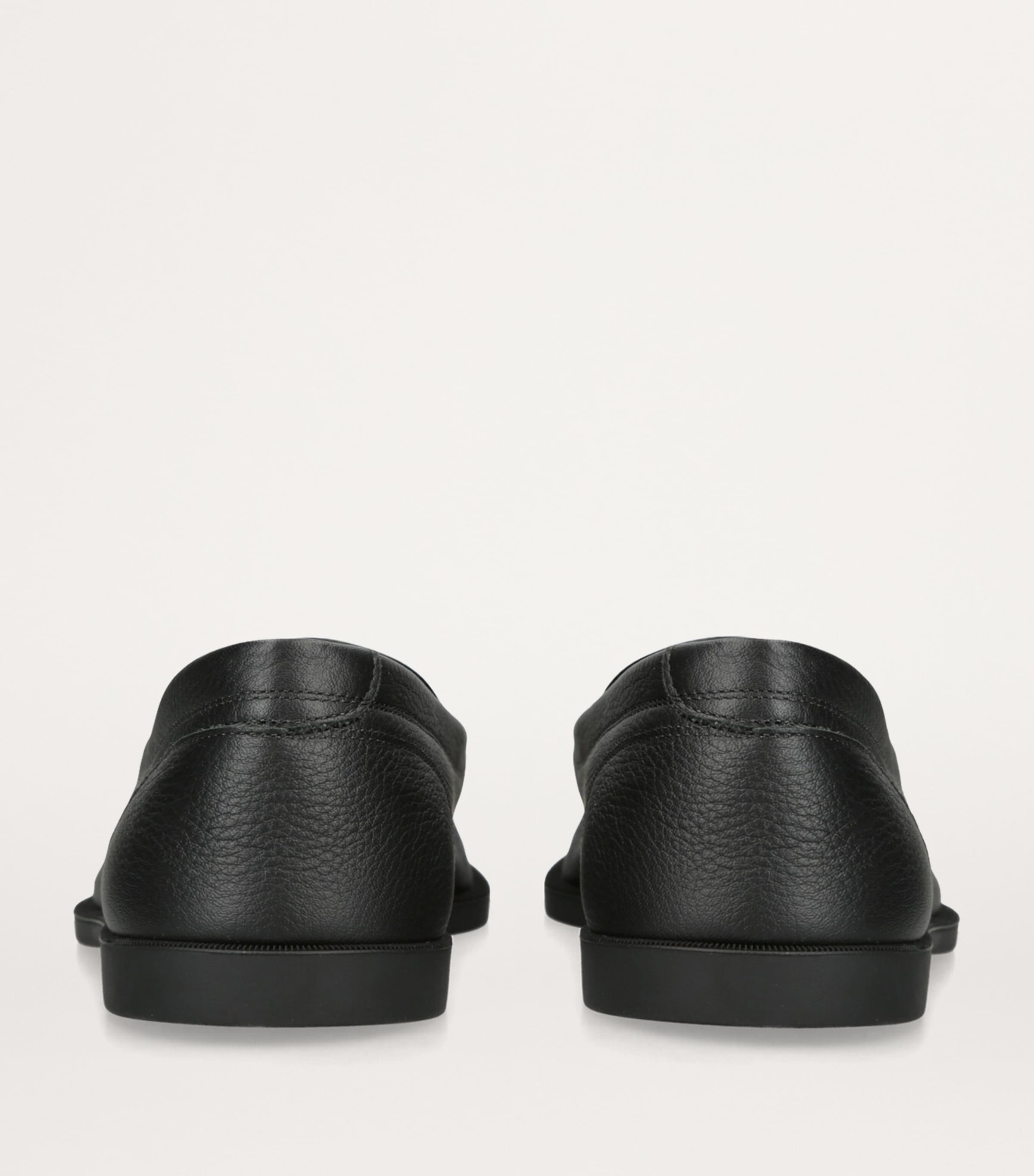 Leather Pace Loafers BLACK Image 3