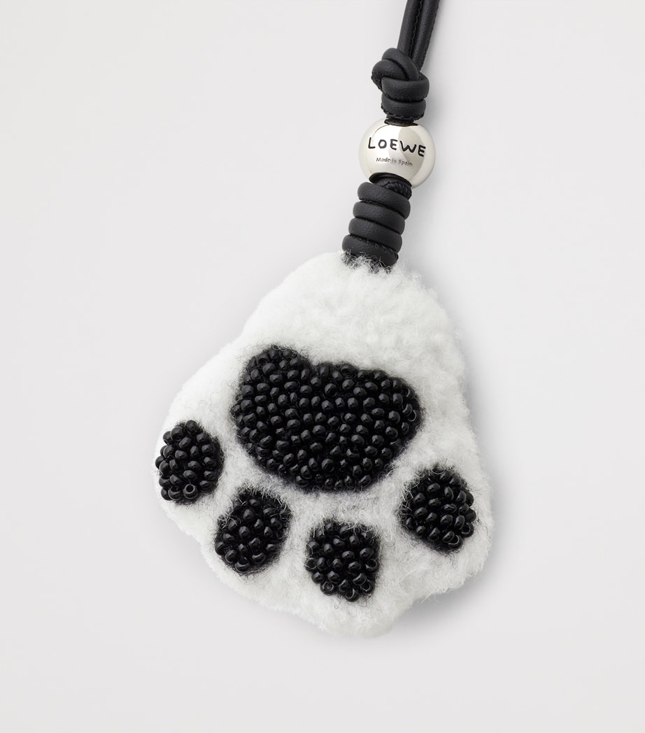LOEWE Paw Charm Black/white Image 3
