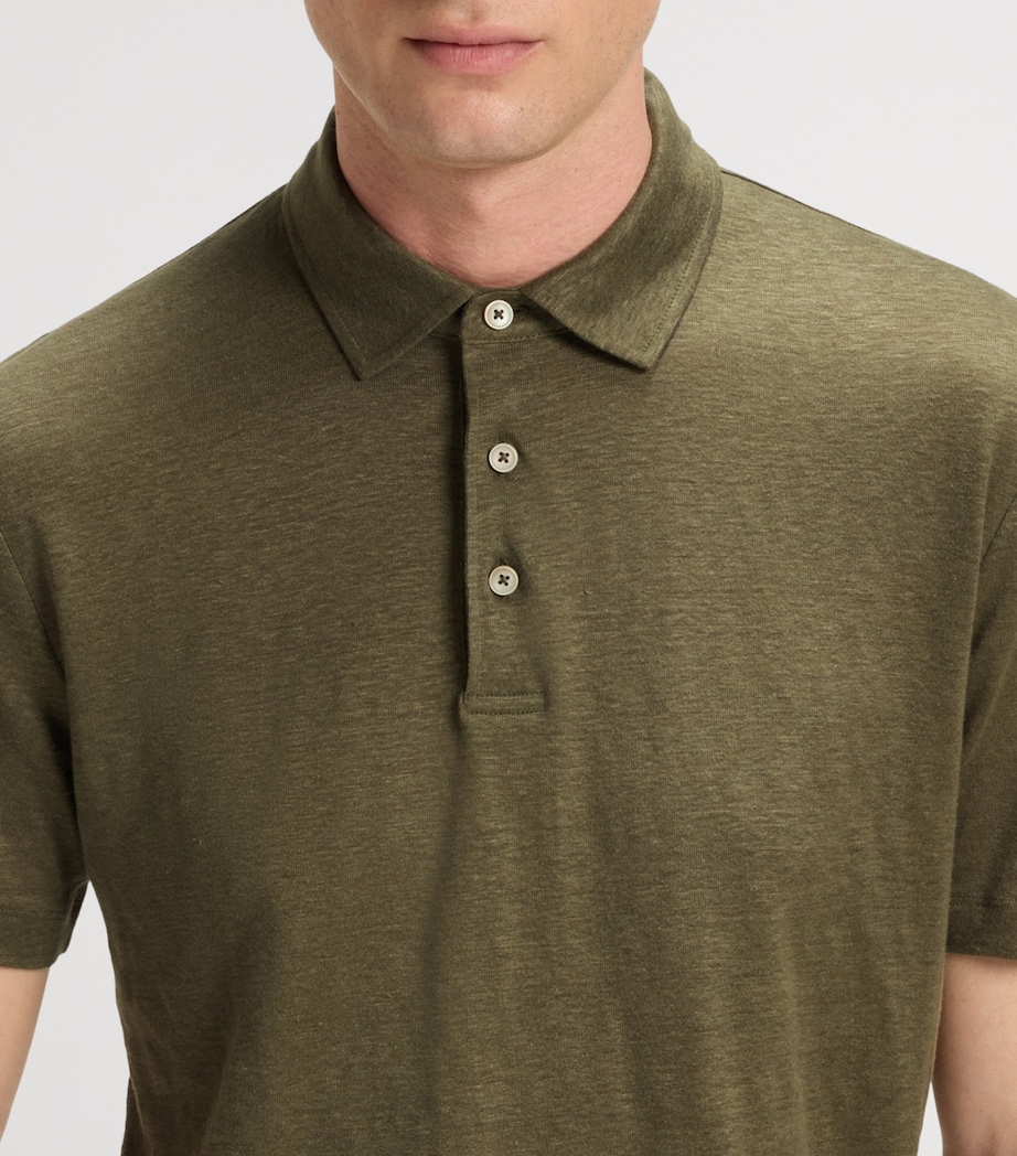 x BECKHAM Linen Polo Shirt 315 Image 5