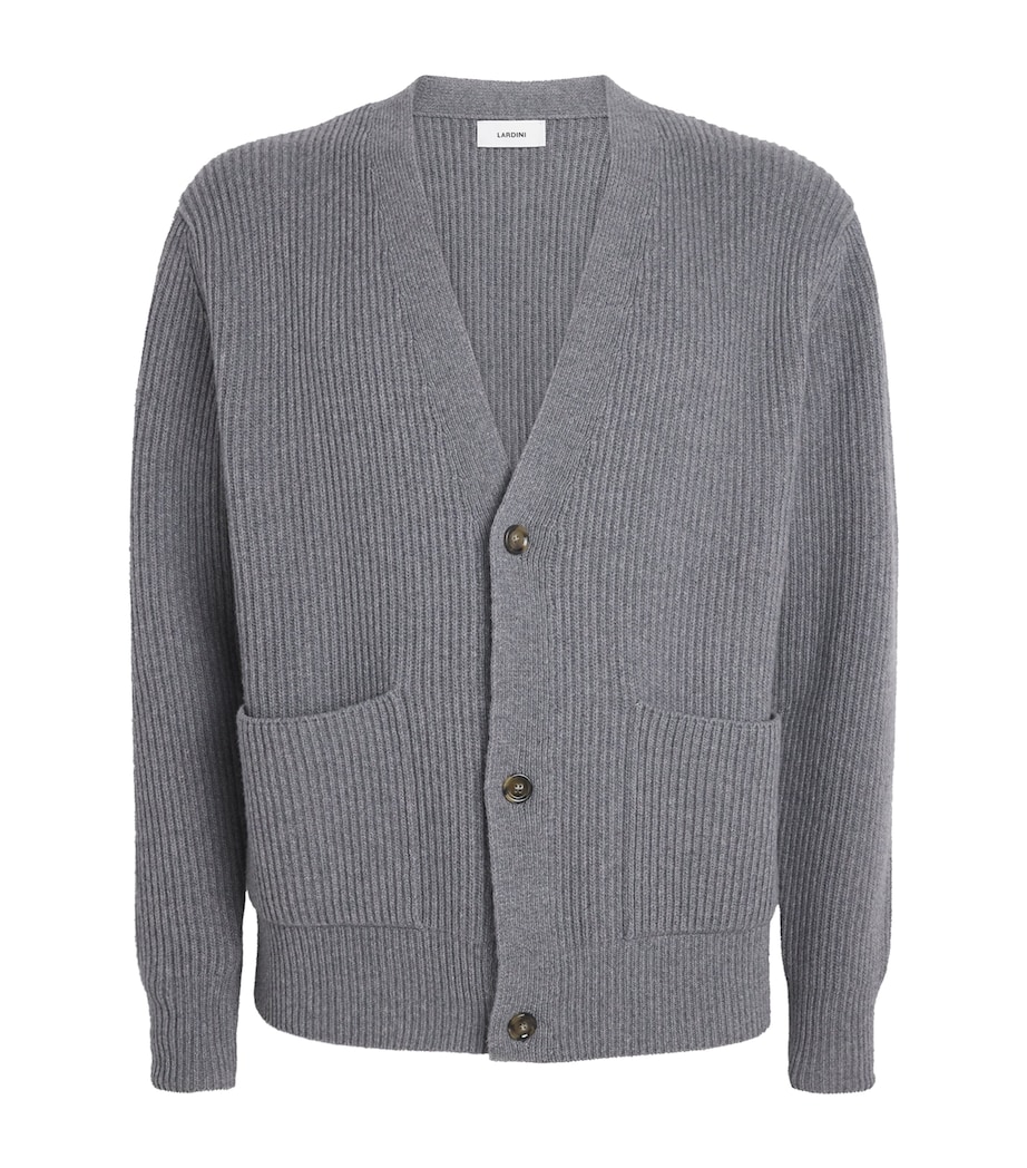 Wool-Cashmere Cardigan 920 GREY Image 1
