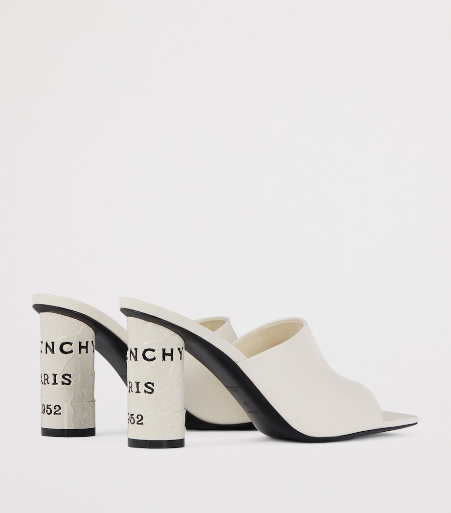 Givenchy Leather Tape Heeled Mules 85 Image 4