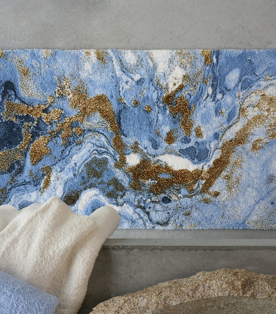Abyss & Habidecor Dandy Bath Rug (70cm x 120cm) Powder Blue Image 5