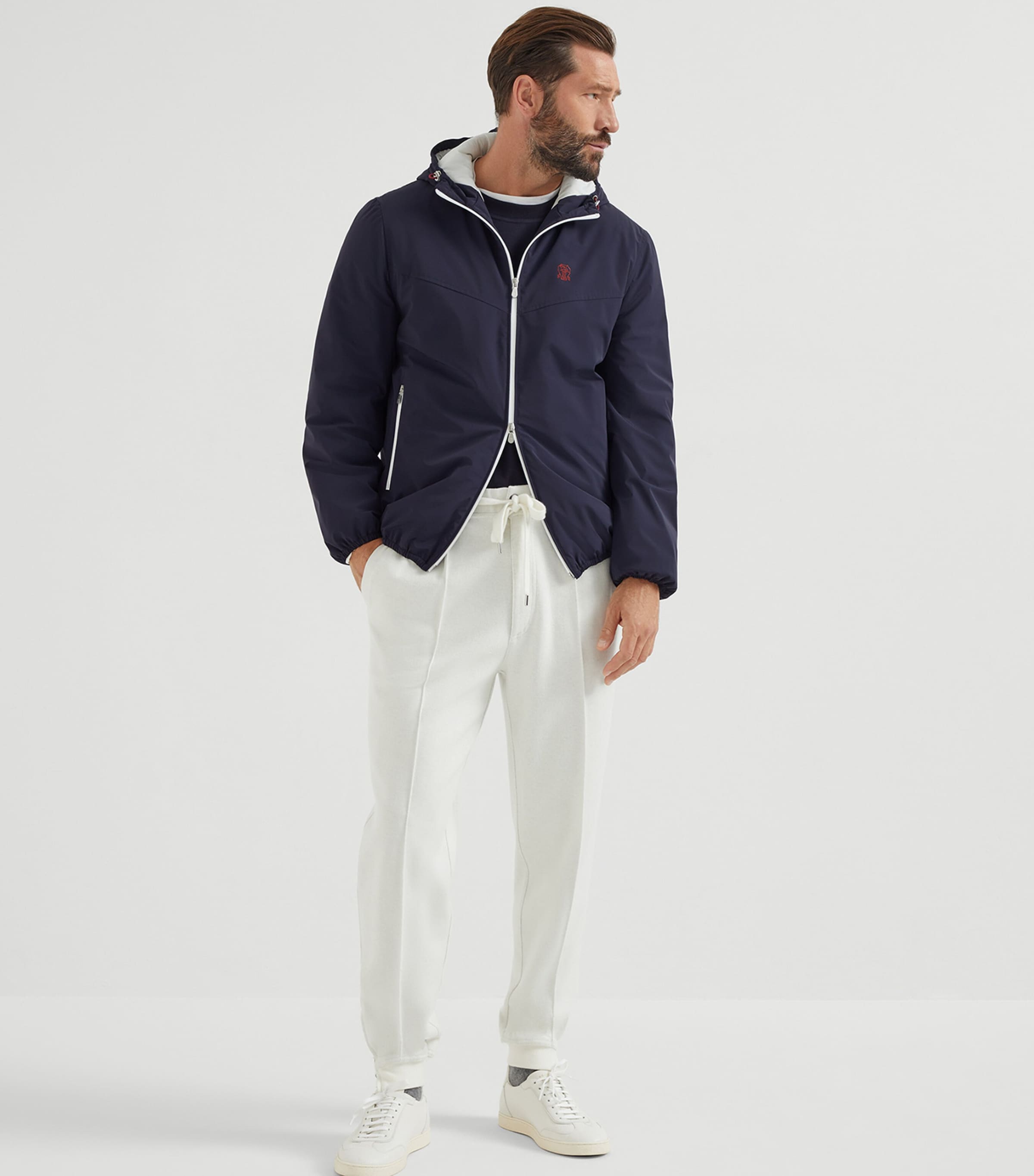 Bonded Taffeta Logo Jacket C1086 Image 3