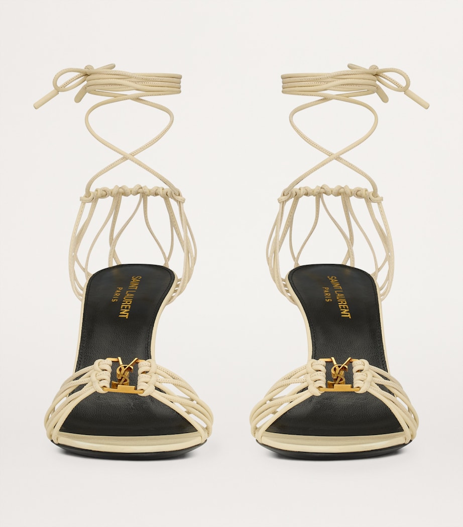 Leather Babylone Sandals 90 1543 Image 3