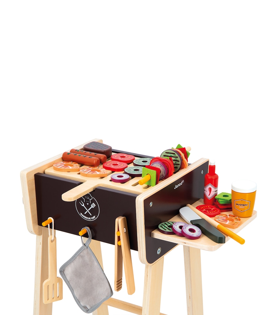 Wooden Barbeque Set MULTI Image 4
