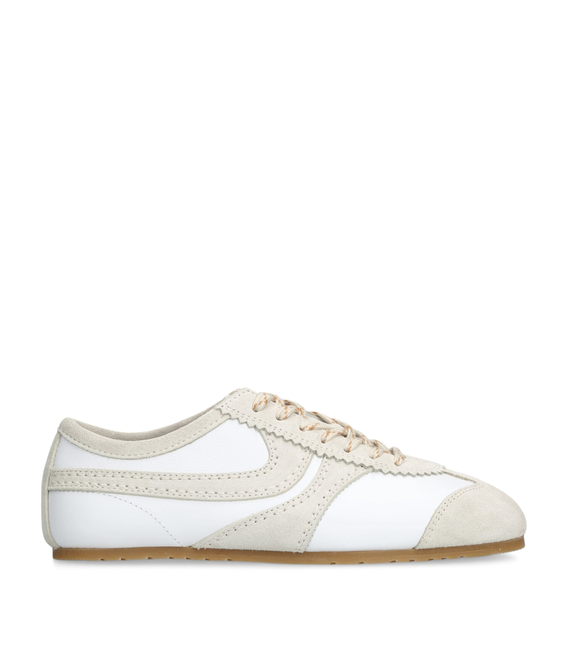 Dries Van Noten Leather Sneaker In White