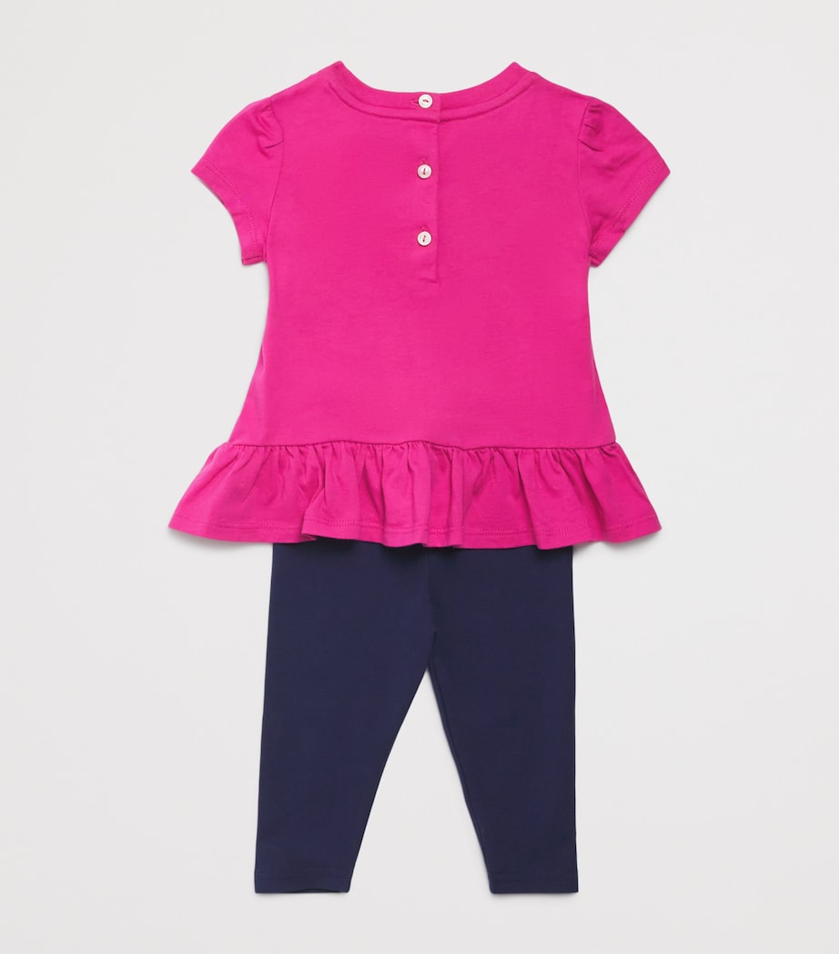 Polo Bear Top and Leggings Set (3-24 Months) COLGE PINK Image 2