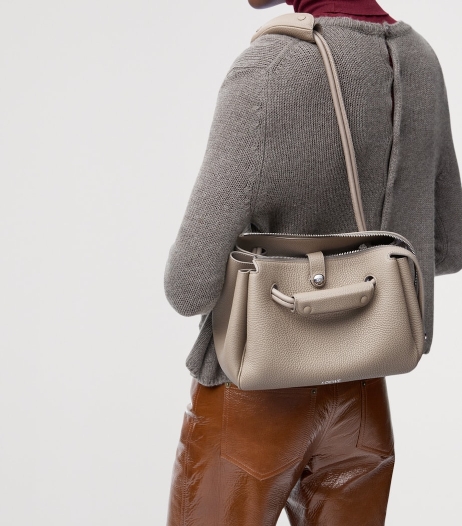 LOEWE Small Grained Leather Madrid Shoulder Bag Clay Image 2
