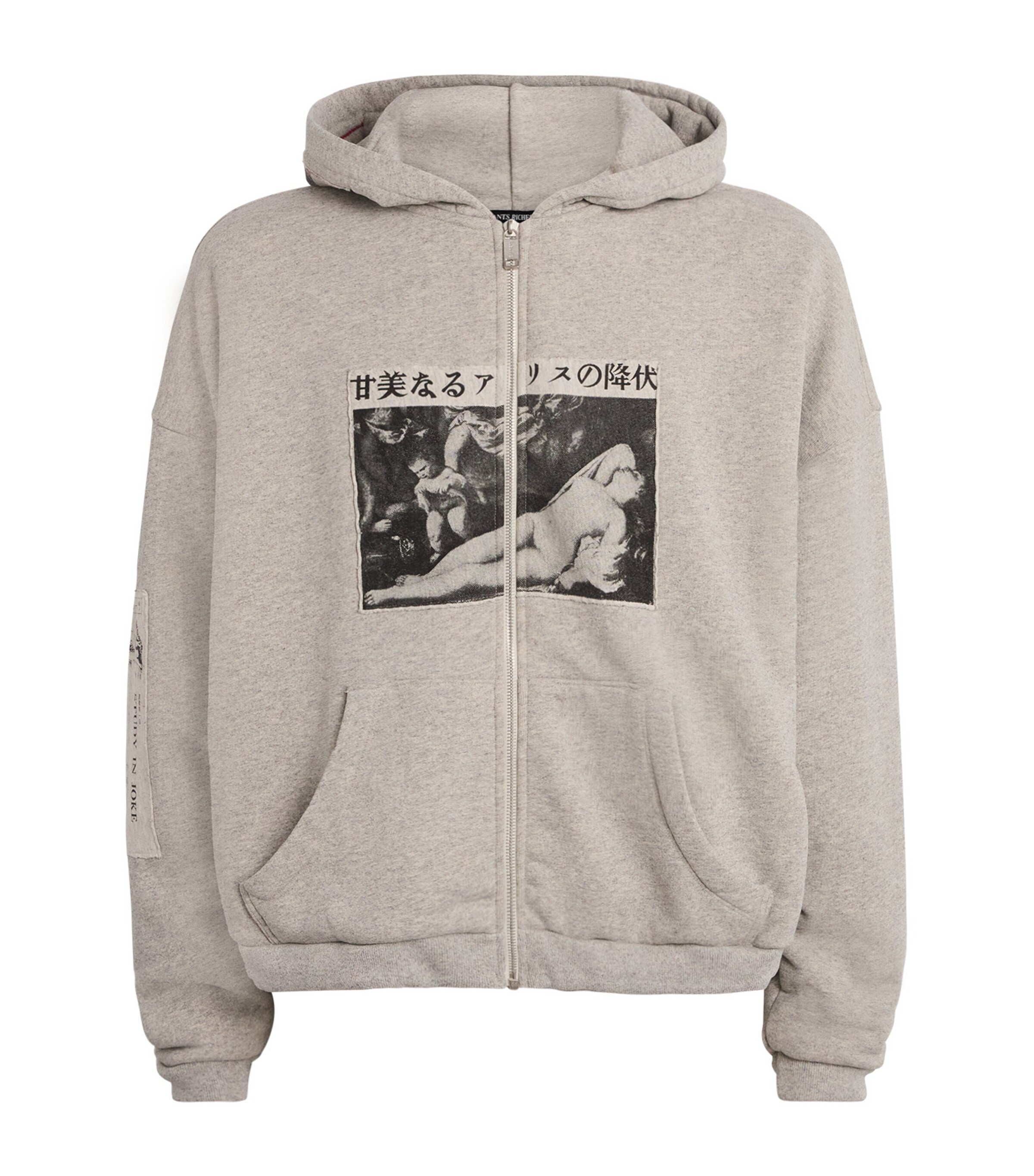 Enfants Riches Déprimés Grey Cotton Assemblage Zip Hoodie | Harrods US