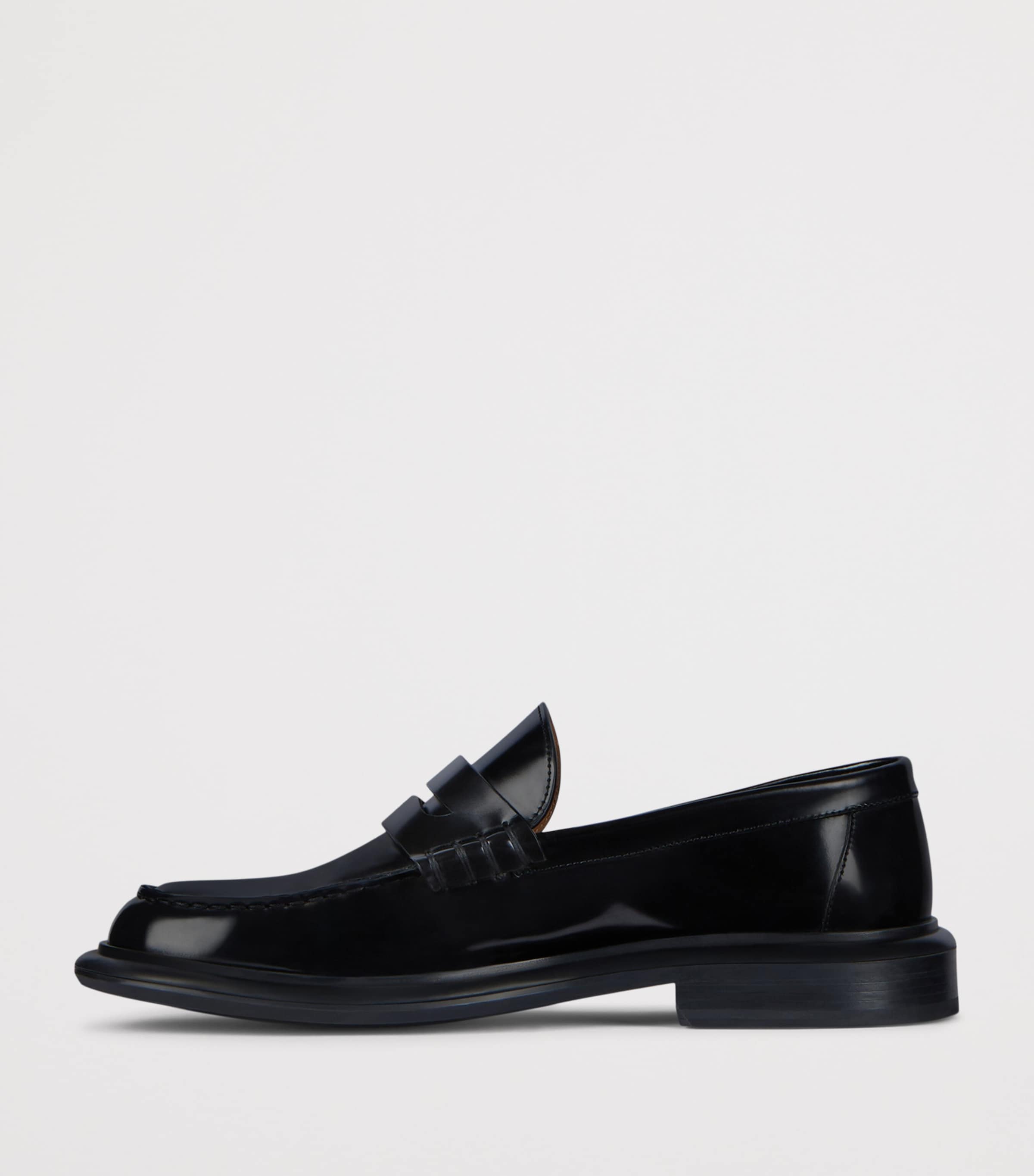 Leather Loafers BLACK Image 3