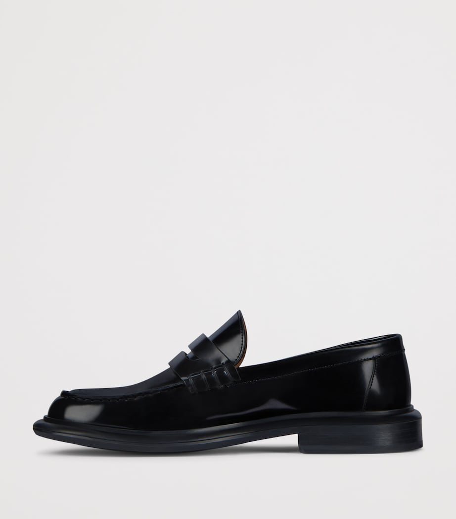 Leather Loafers BLACK Image 3