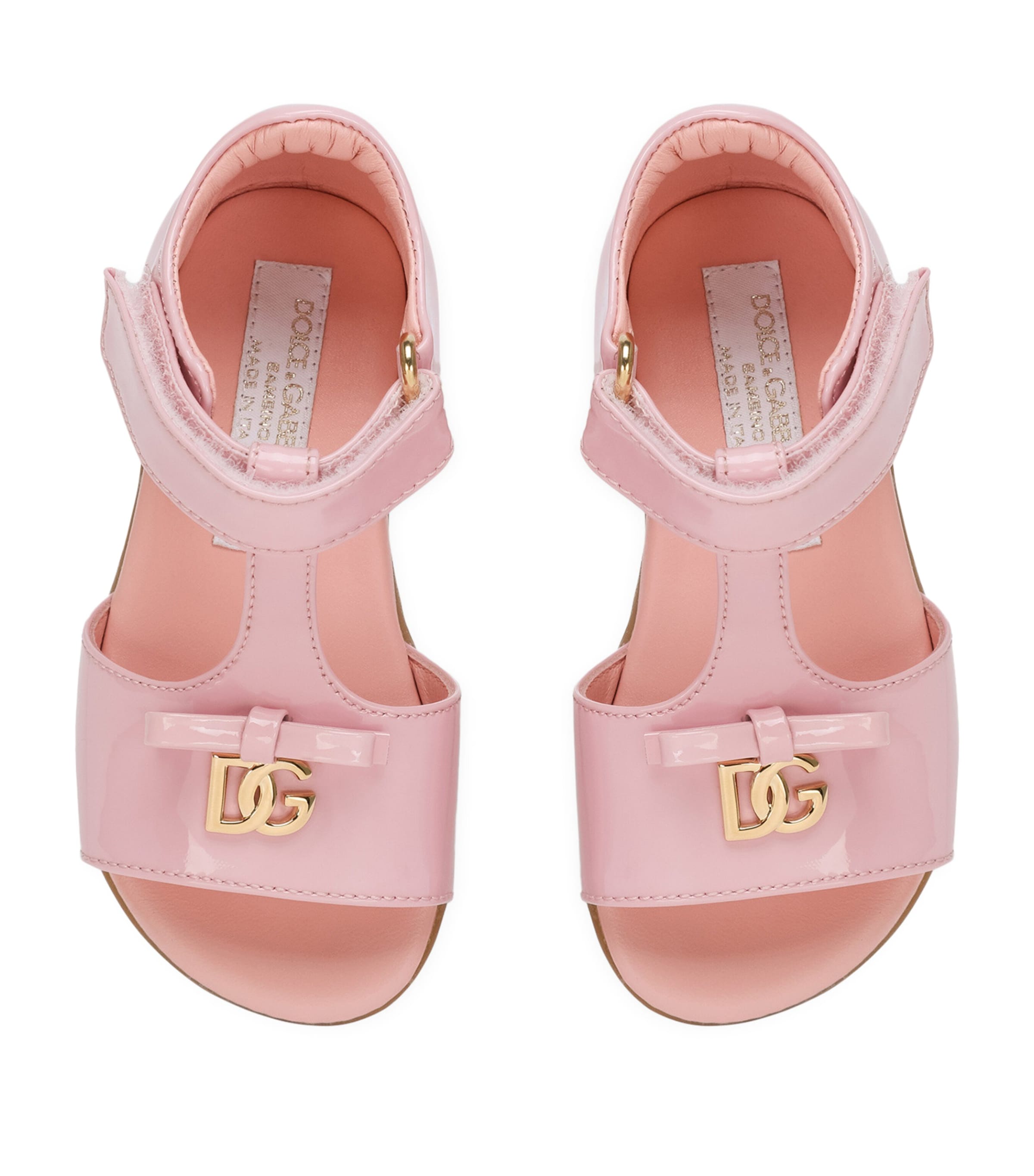 Calfskin Bow-Tie Sandals 80416-PINK 1 Image 3
