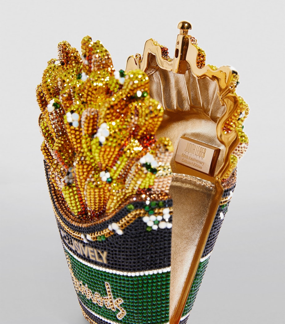 Judith Leiber x Harrods EXCLUSIVE French Fries Clutch Bag Cjtmt Chmpn Jet Mlt Image 3