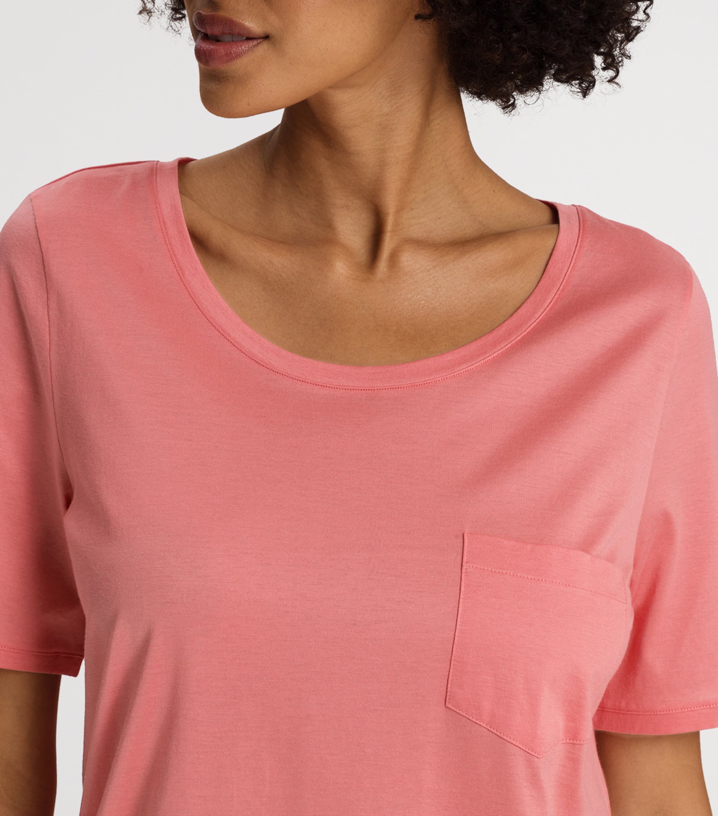 Cotton Deluxe Short-Sleeve Pyjama Set LANTANA Image 6