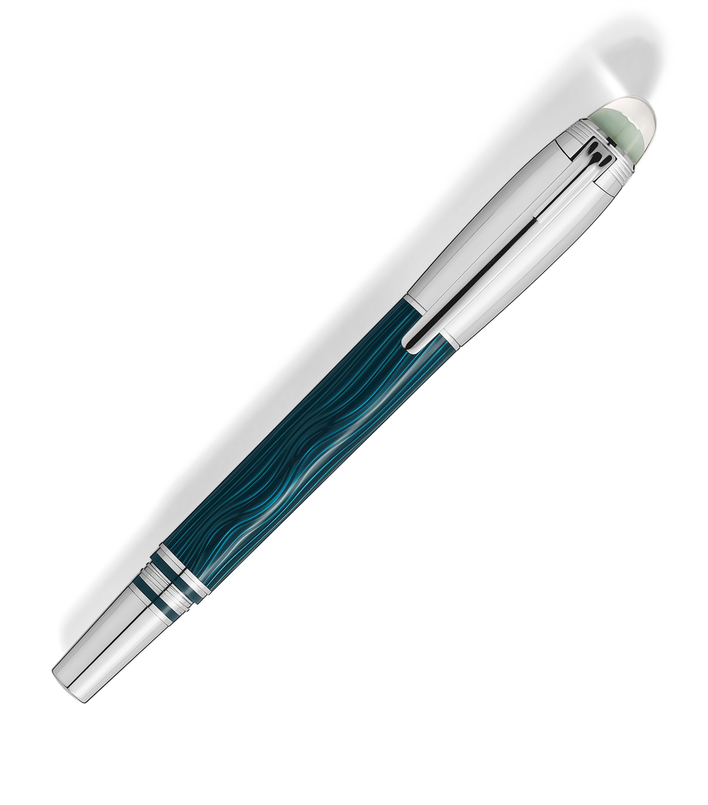 Montblanc Platinum-Coated StarWalker PolarGreen Fountain Pen Green Image 2