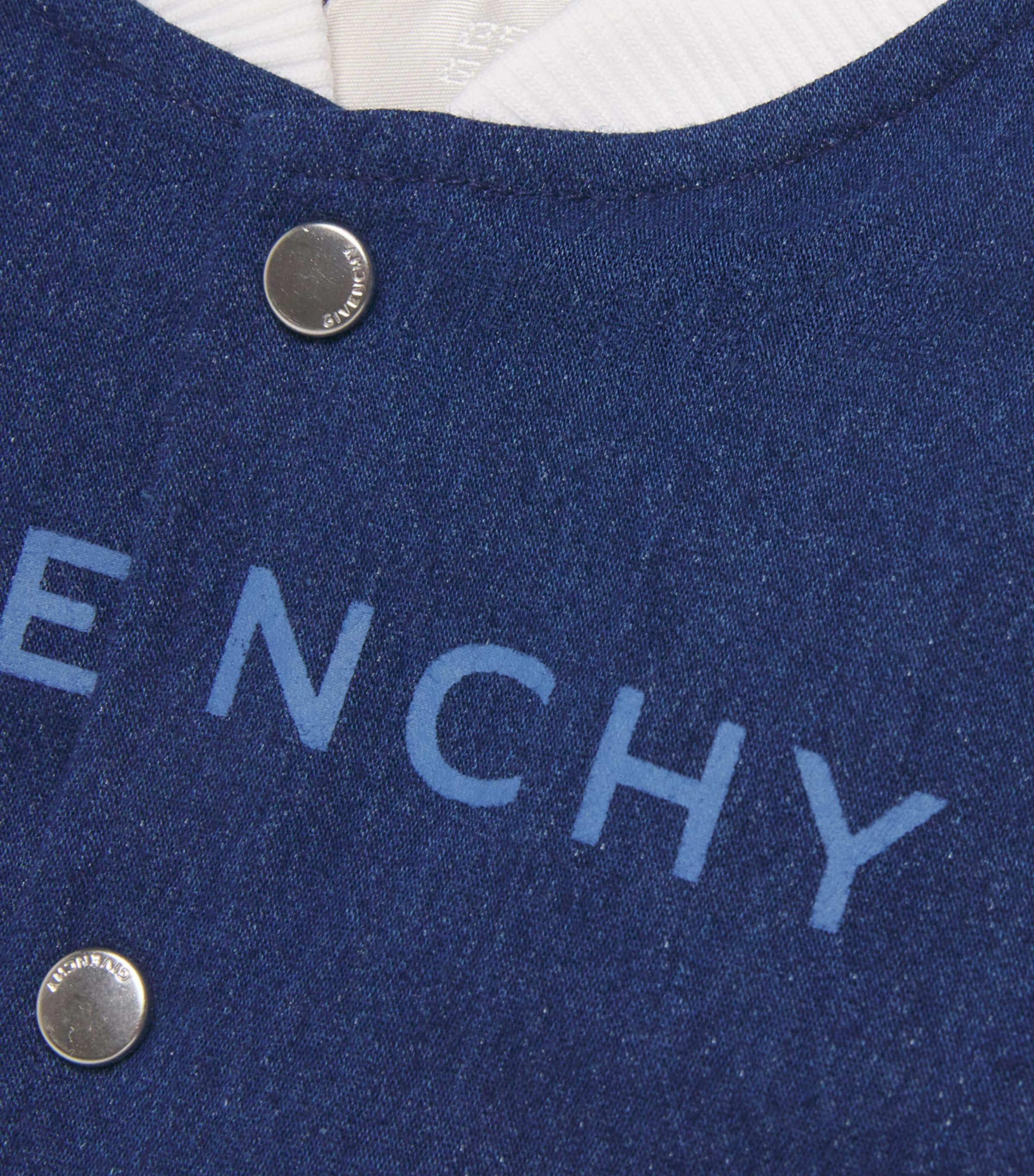 Givenchy Kids Logo Trousers, Cardigan and Top Set (1-18 Months) Denim Blue Image 5