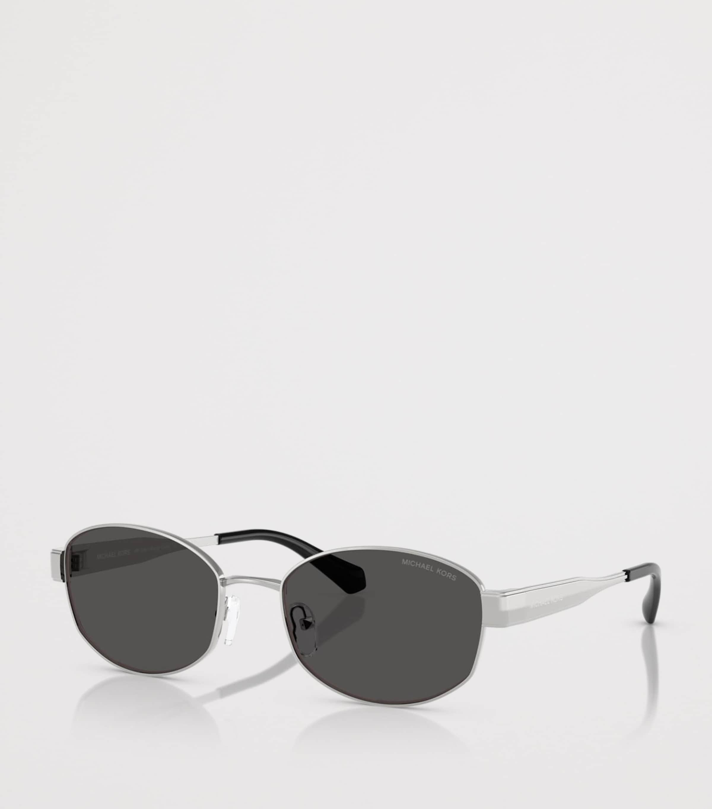 Michael Kors Monte Carlo Oval Sunglasses Silver Image 2