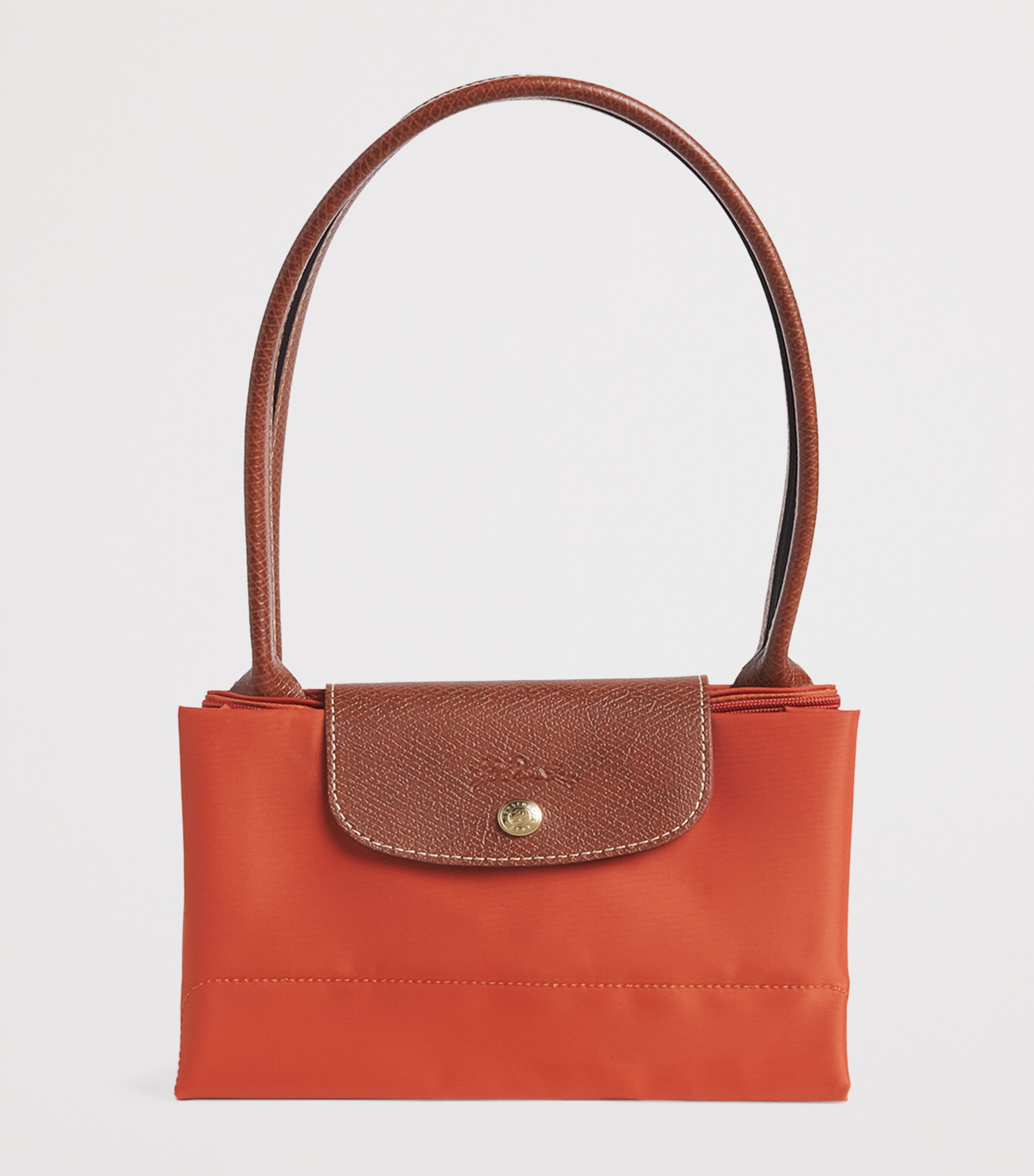 Longchamp Large Le Pliage Green Tote Bag Brick Image 4