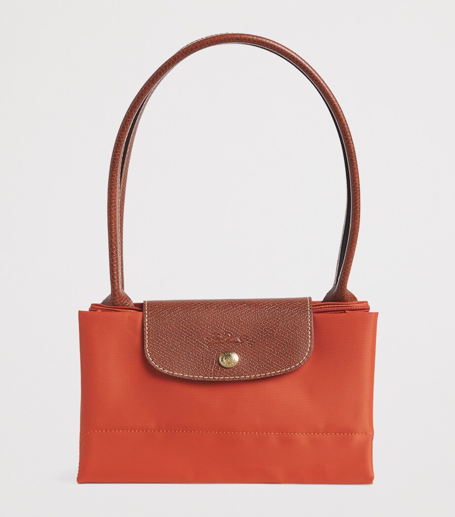 Longchamp Large Le Pliage Green Tote Bag Brick Image 4
