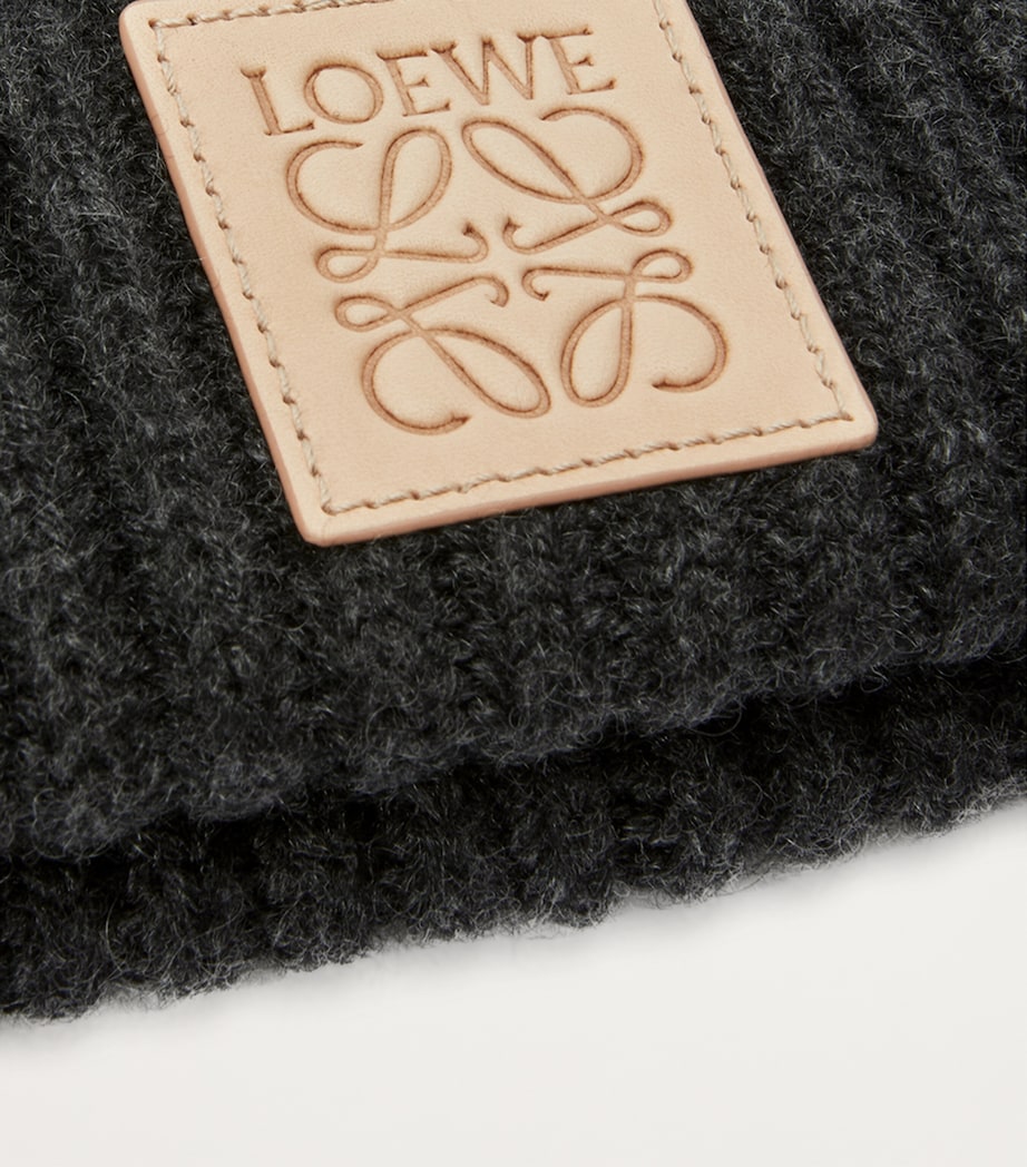 Cashmere Beanie BLACK Image 4