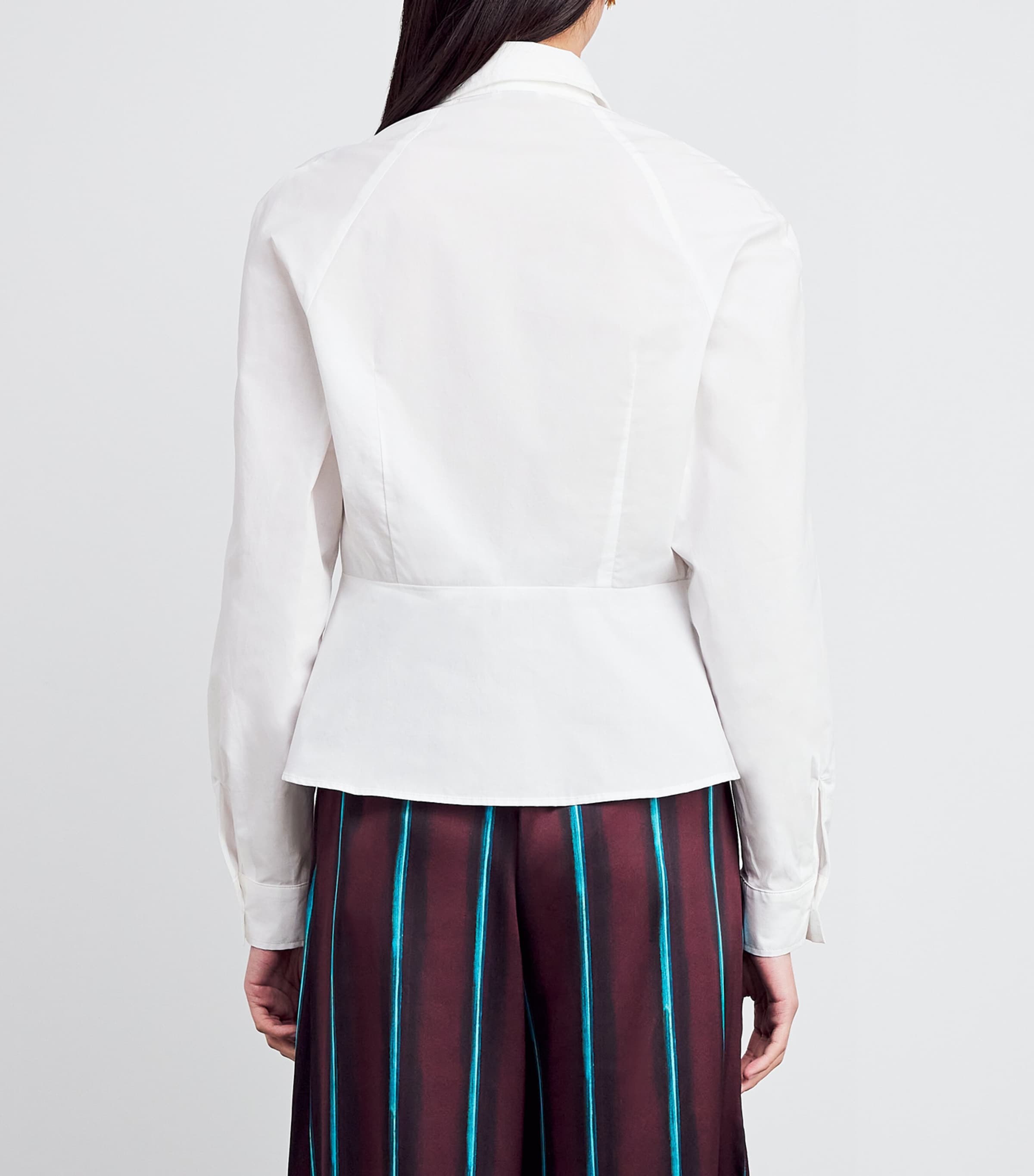 Cotton Poplin Shirt WHITE Image 4