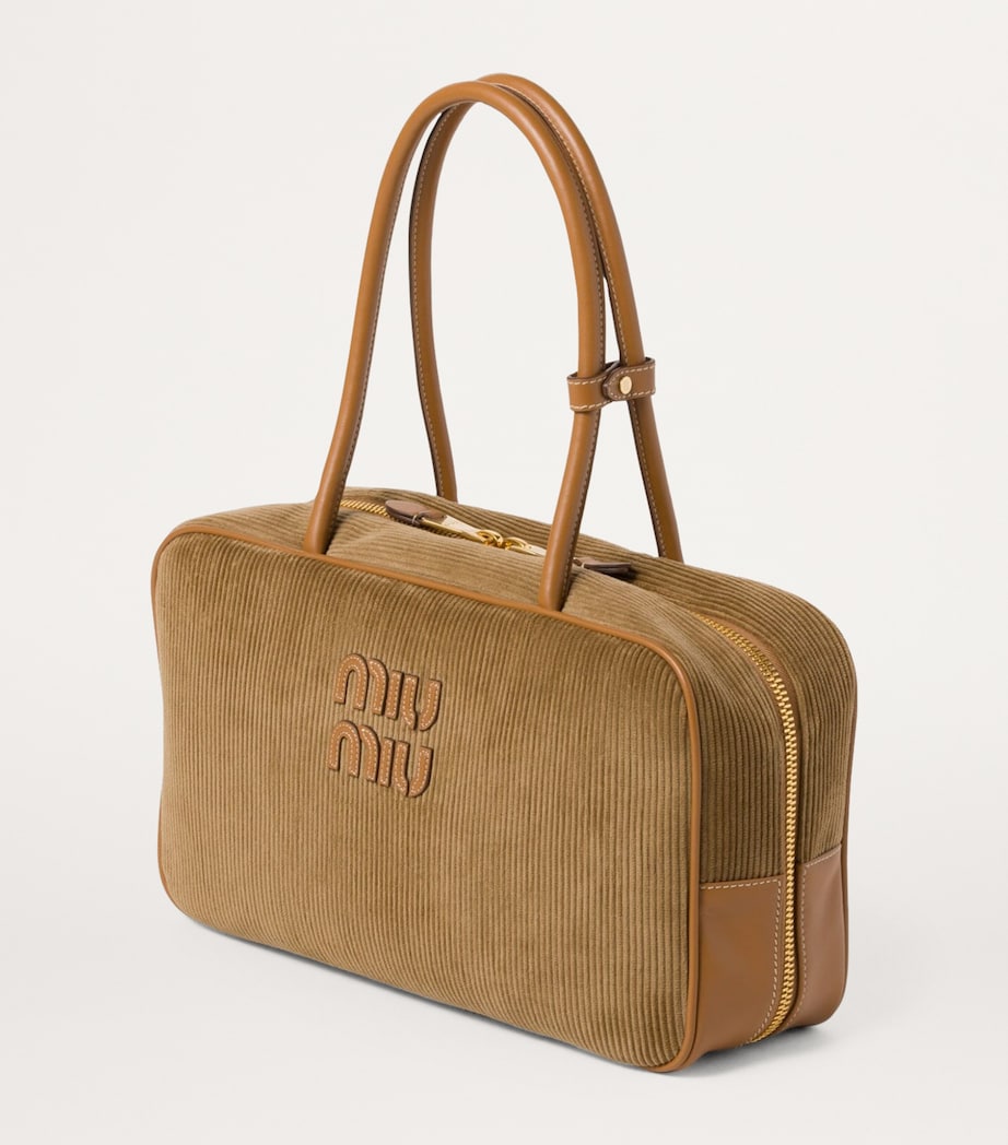 Corduroy Beau Top-Handle Bag F0401 Image 2