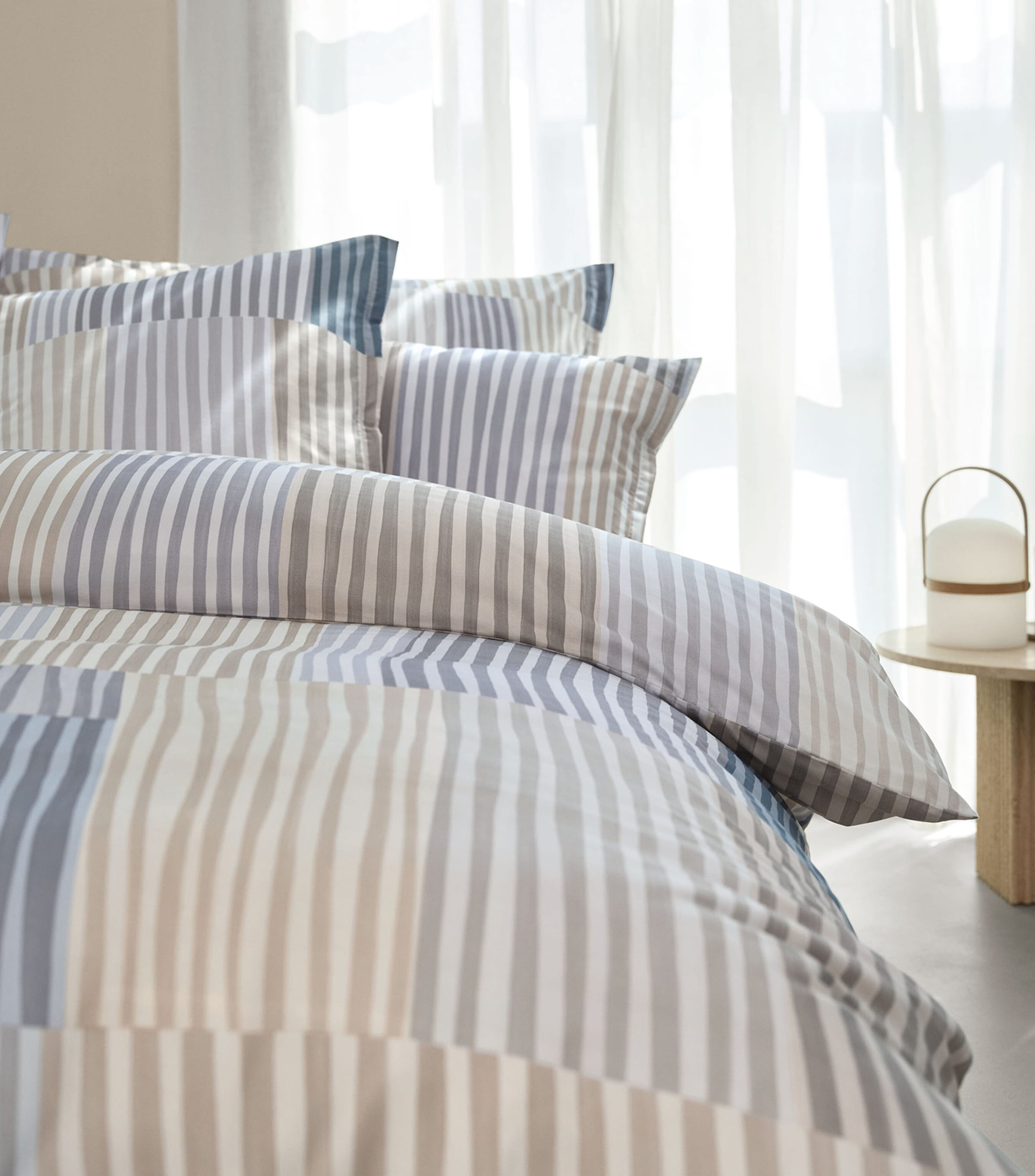Schlossberg Cotton Melvin Super King Duvet Cover (260cm x 220cm) Beige Image 3