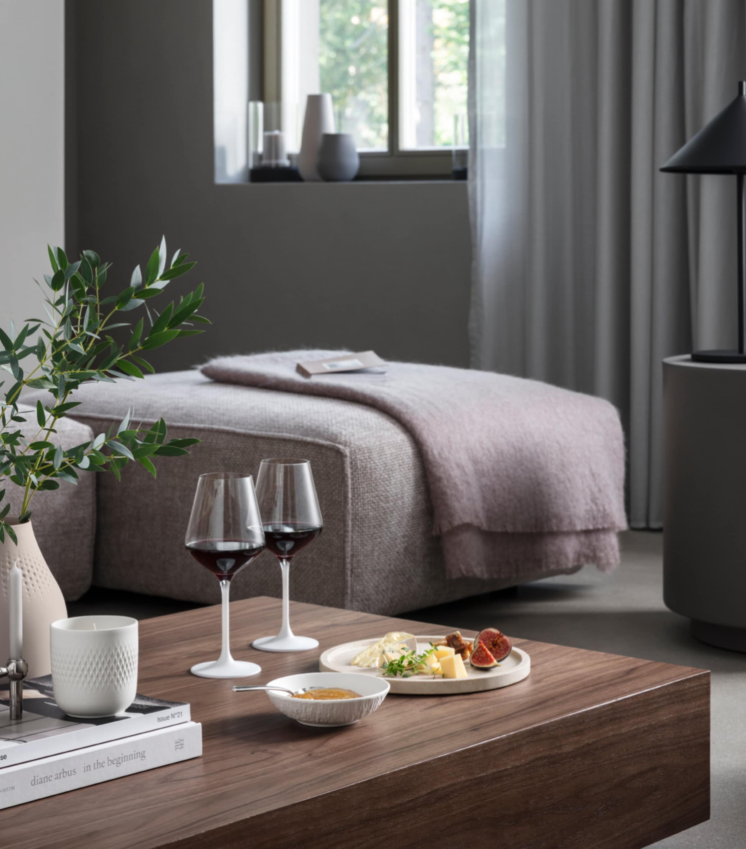 Earthenware Manufacture Travertine Serving Platter (24.5cm) BEIGE Image 5